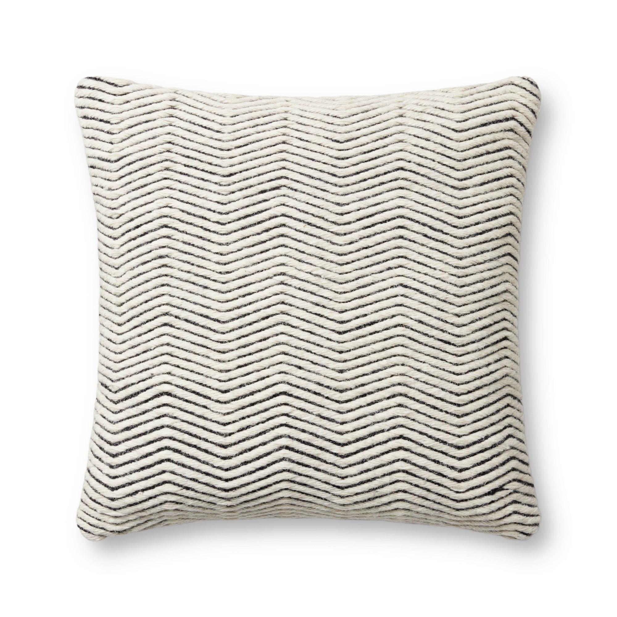 Loloi PL0120 Ivory Cover with Poly Pillow