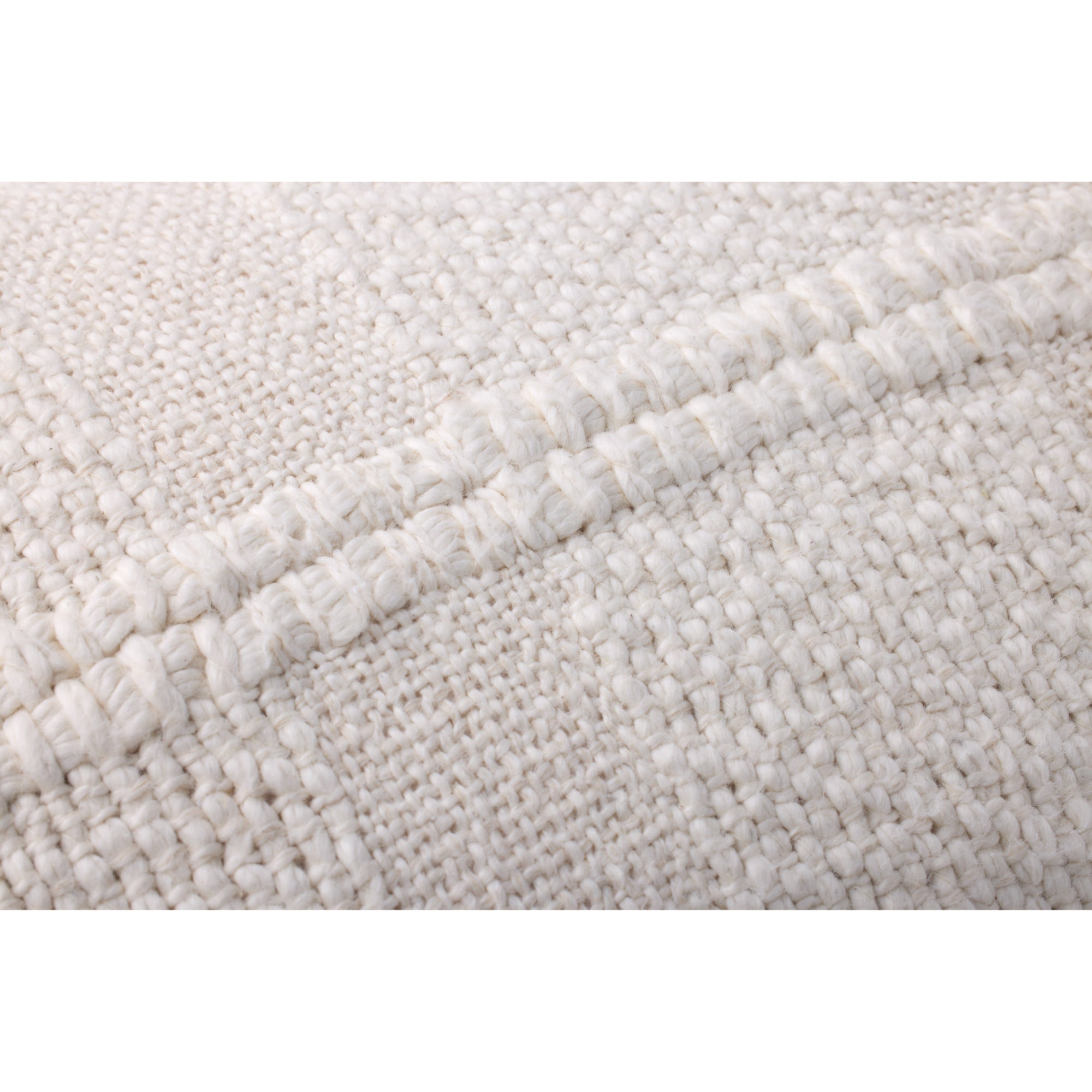 Loloi PLL0126 Ivory Cover with Poly Pillow