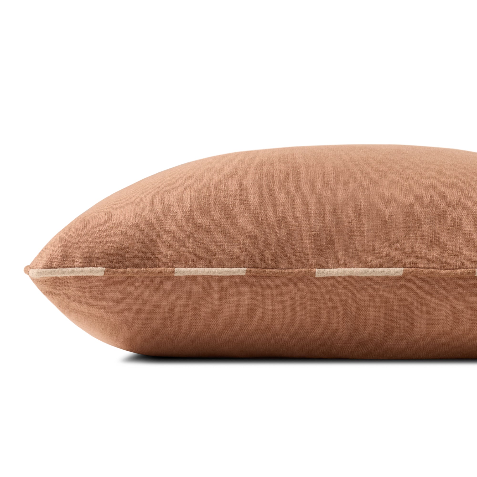Loloi PLL0167 Peach 13'' x 21'' Cover with Poly Pillow
