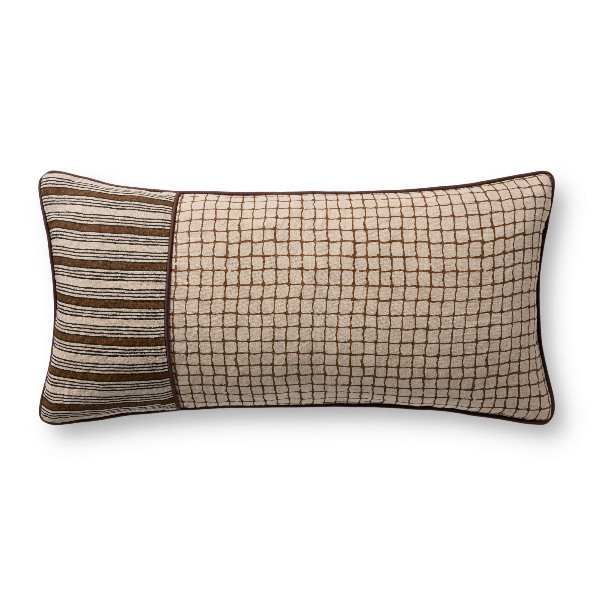 Loloi PLL0198 12'' x 27'' Cover with Poly Pillow