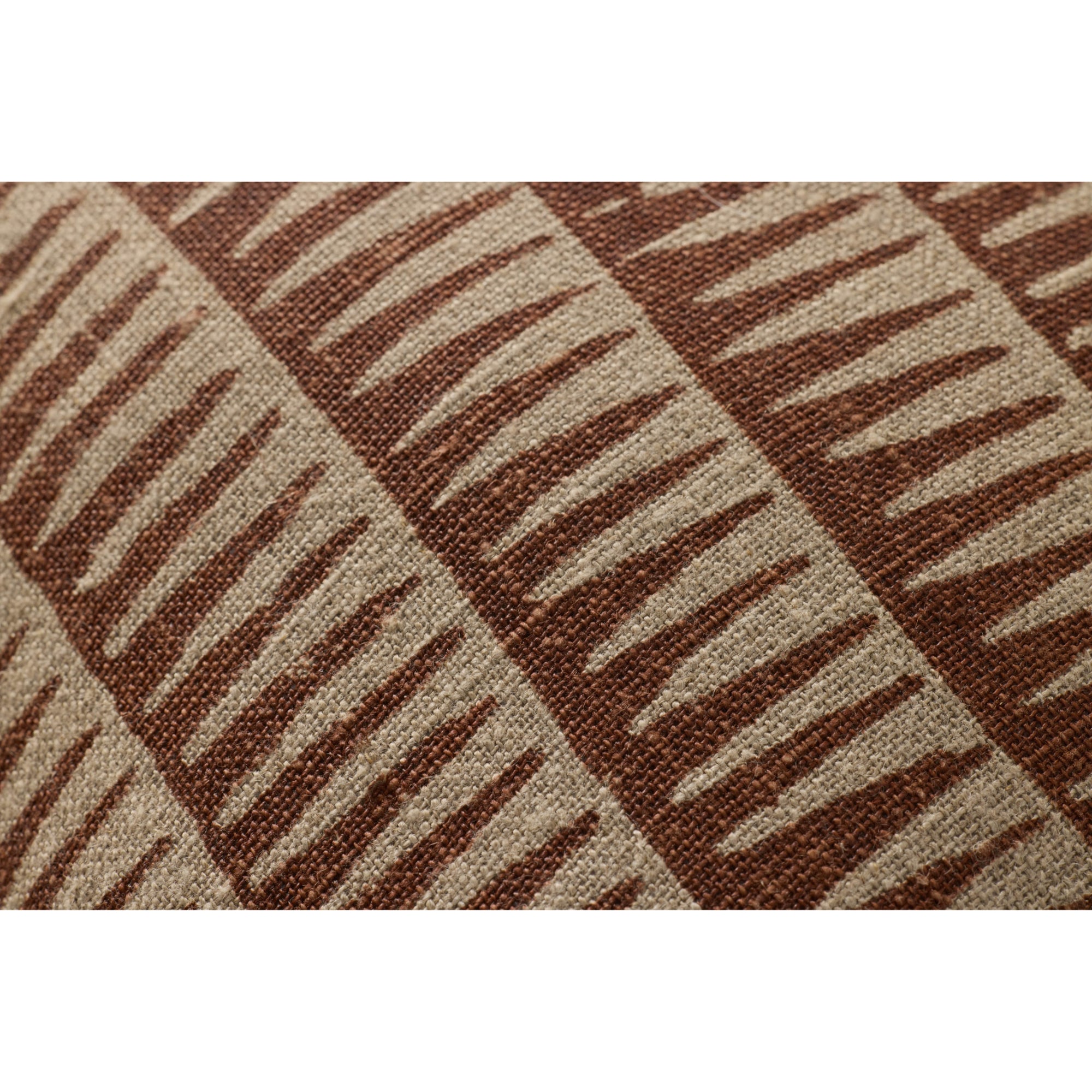 Loloi PLL0202 Natural/Rust 13'' x 21'' Cover with Poly Pillow
