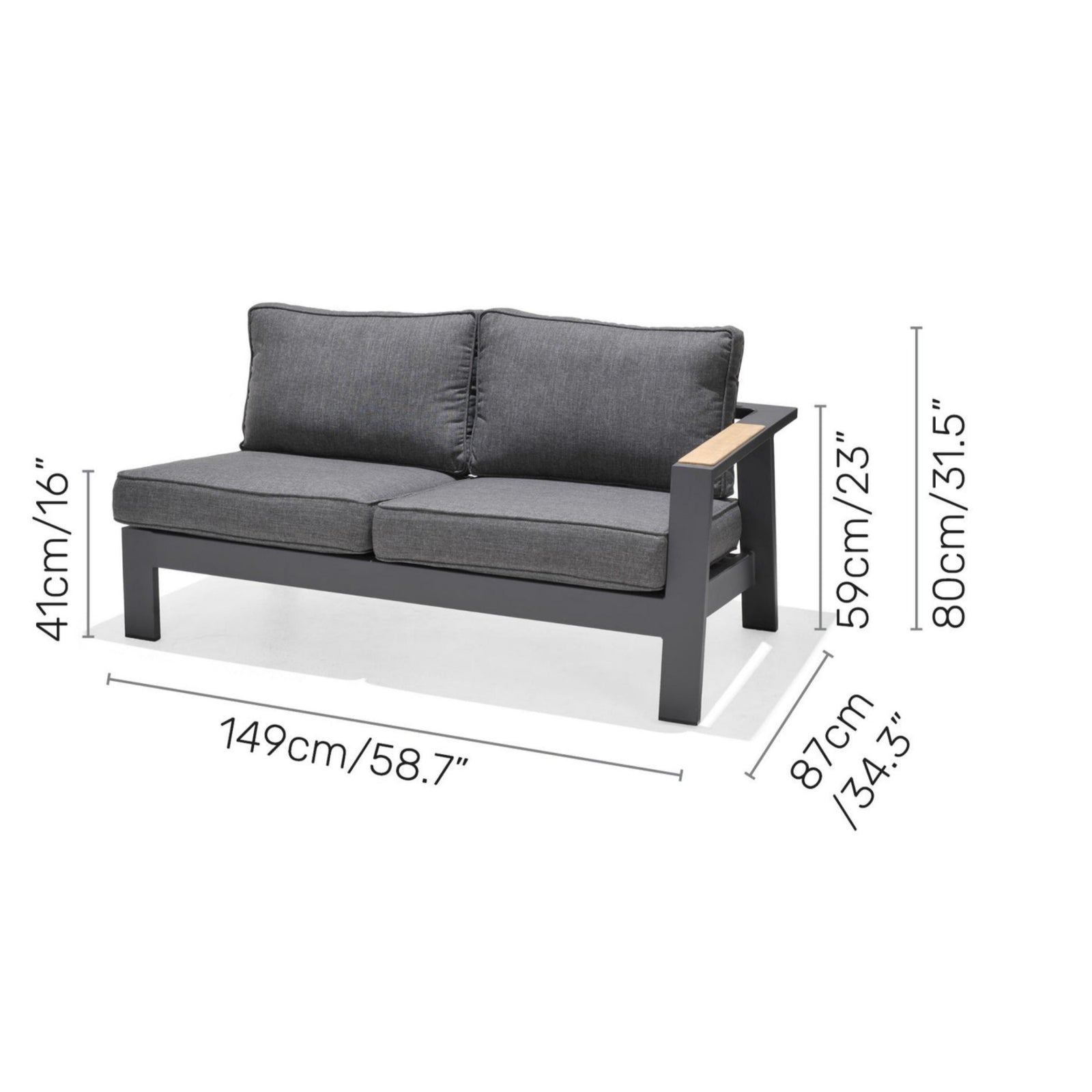 Palau 2 Seater Left