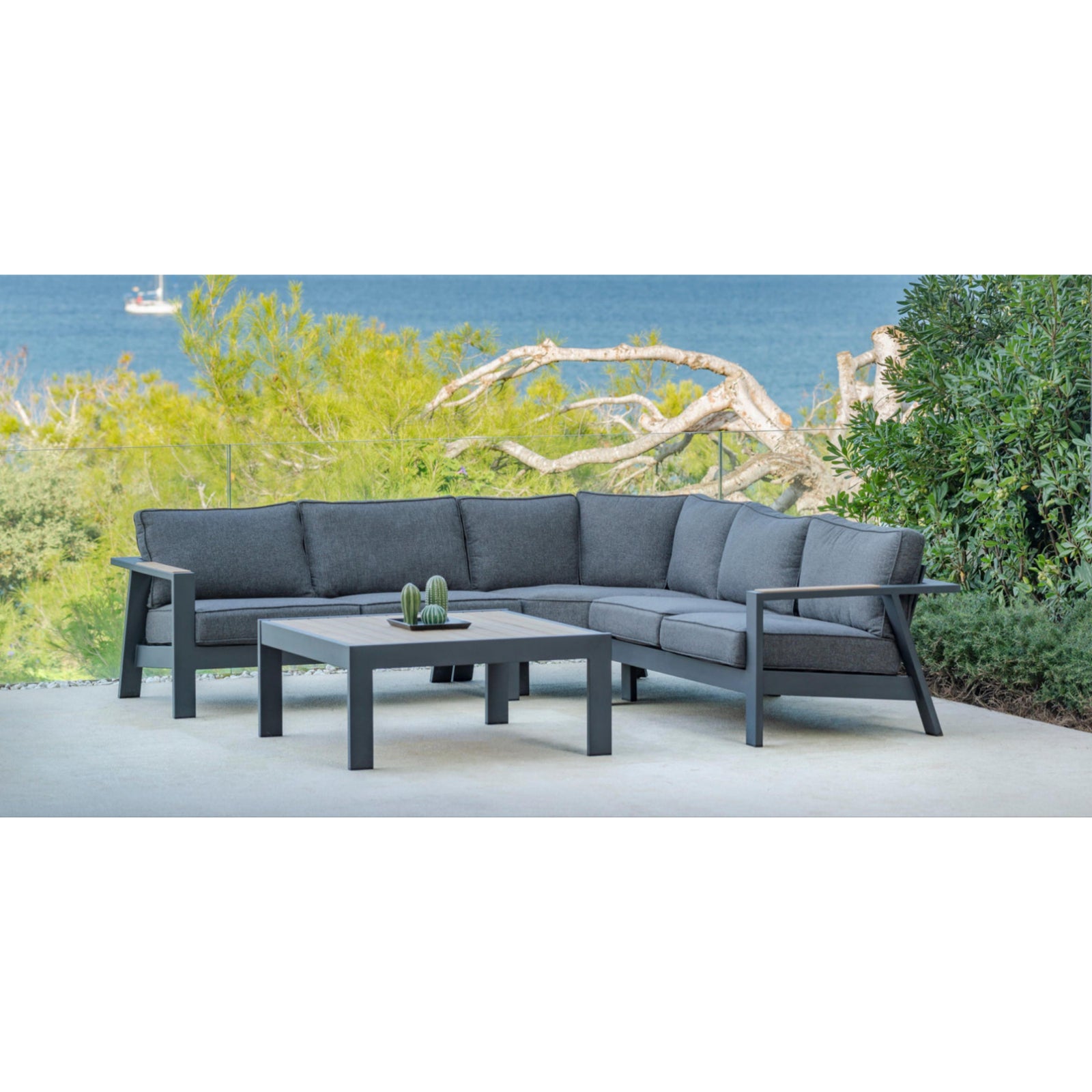 Palau 4 Piece Sectional Seating Set