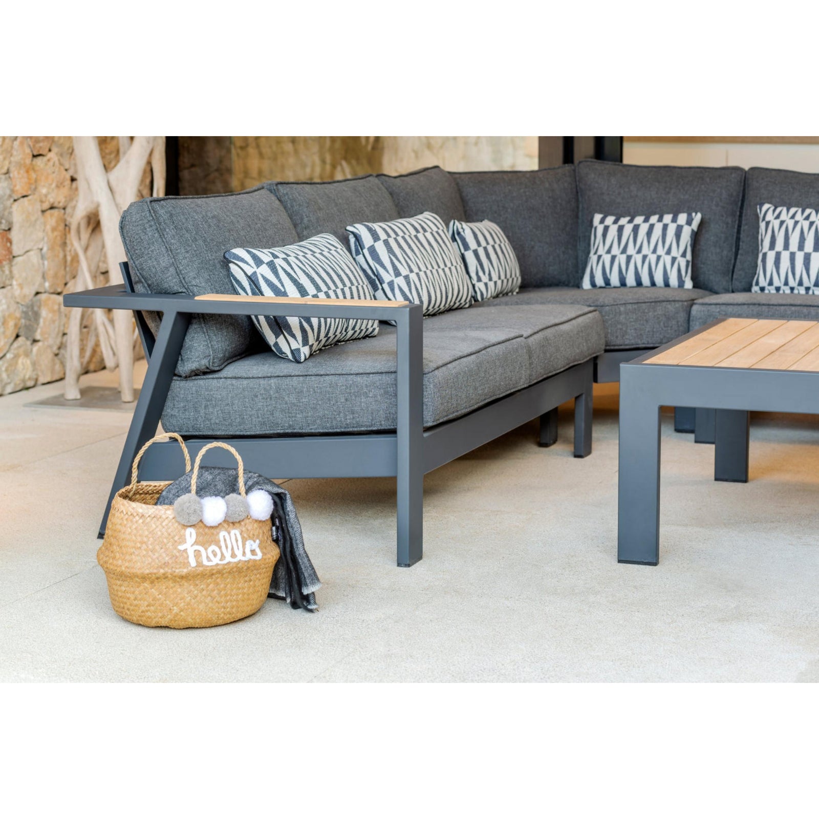 Palau 4 Piece Sectional Seating Set