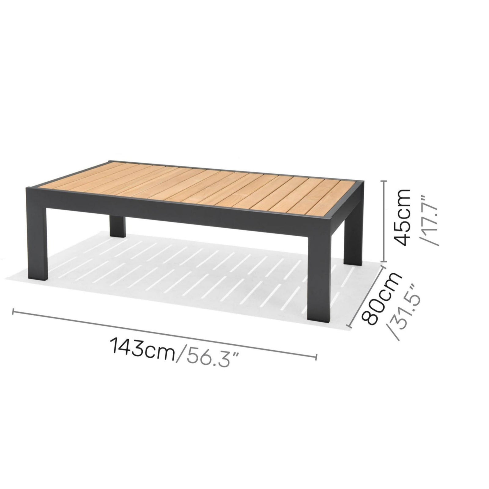Palau Rectangular Coffee Table