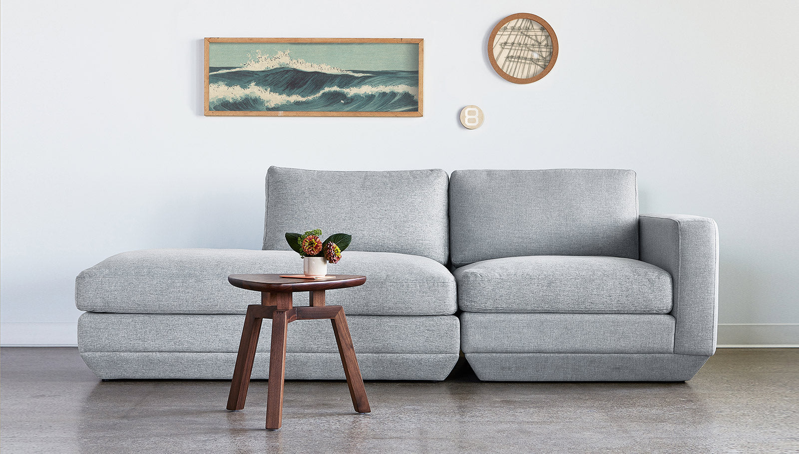 Podium Modular Lounge Sofa Gus* Four Hands, Mid Century Modern Furniture, Old Bones Furniture Company, Old Bones Co, Modern Mid Century, Designer Furniture, https://www.oldbonesco.com/
