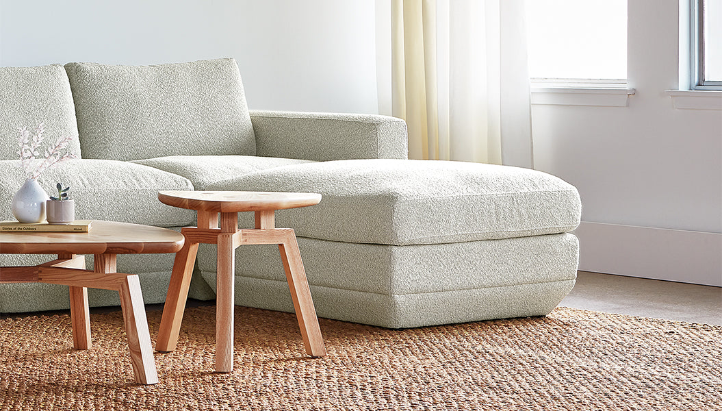 Podium Modular Ottoman Ottoman Gus* Four Hands, Mid Century Modern Furniture, Old Bones Furniture Company, Old Bones Co, Modern Mid Century, Designer Furniture, https://www.oldbonesco.com/