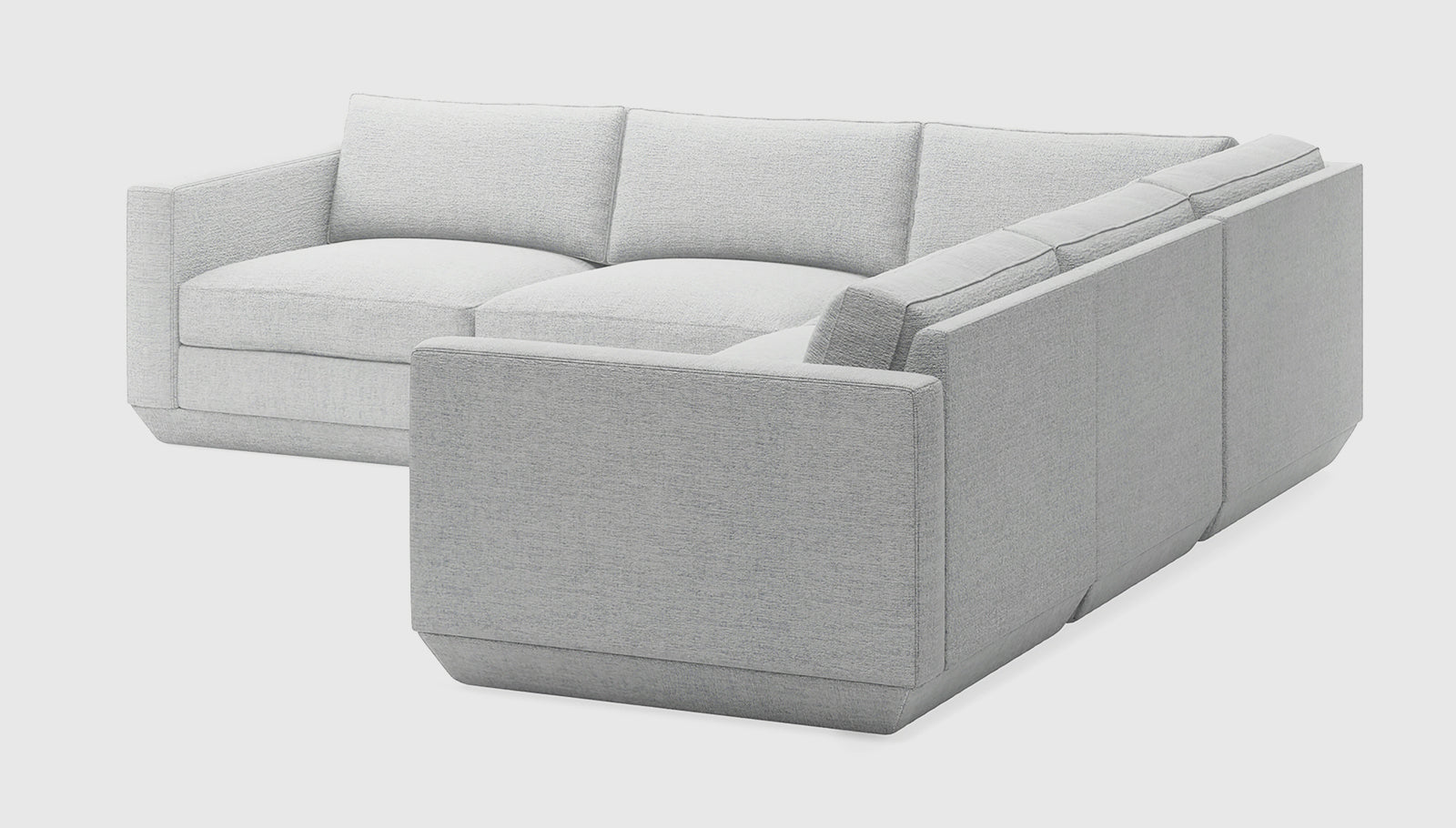 Podium Modular 5PC Corner Sectional Bayview SilverSectionals Gus* Bayview Silver Four Hands, Mid Century Modern Furniture, Old Bones Furniture Company, Old Bones Co, Modern Mid Century, Designer Furniture, https://www.oldbonesco.com/