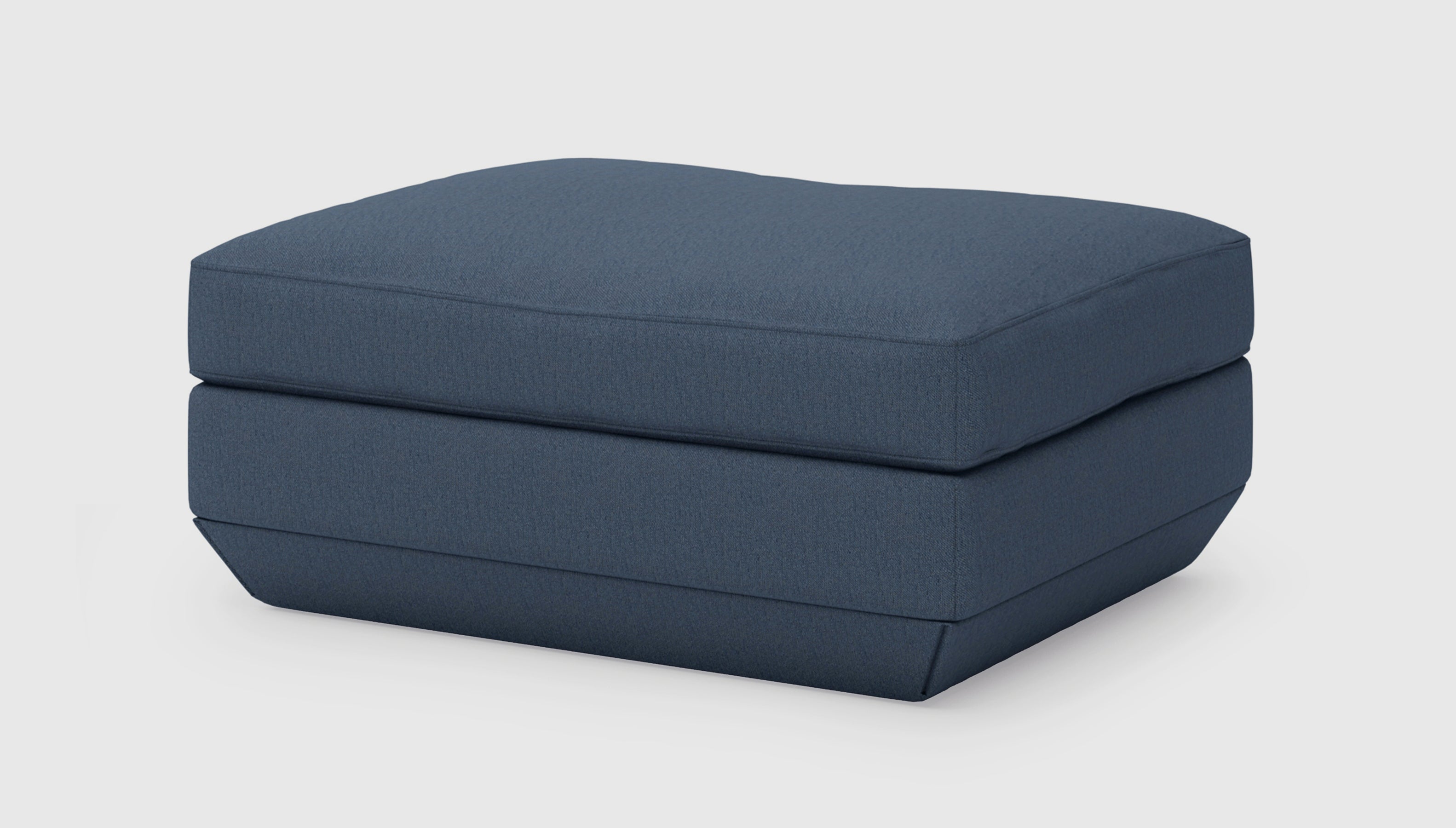 Podium Modular Ottoman Hanson NavyOttoman Gus* Hanson Navy Four Hands, Mid Century Modern Furniture, Old Bones Furniture Company, Old Bones Co, Modern Mid Century, Designer Furniture, https://www.oldbonesco.com/