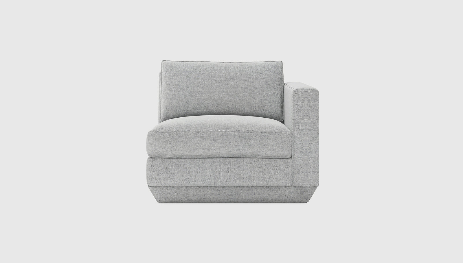 Podium Modular Arm Right Bayview SilverSofa Gus* Bayview Silver Four Hands, Mid Century Modern Furniture, Old Bones Furniture Company, Old Bones Co, Modern Mid Century, Designer Furniture, https://www.oldbonesco.com/