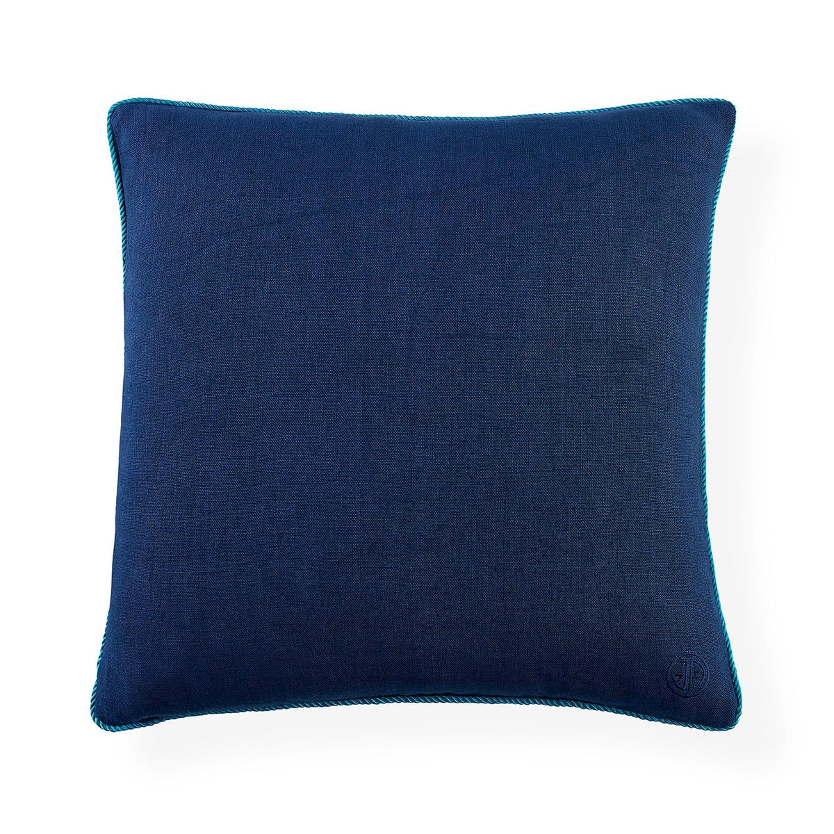 Pompidou Blue Border Pillow