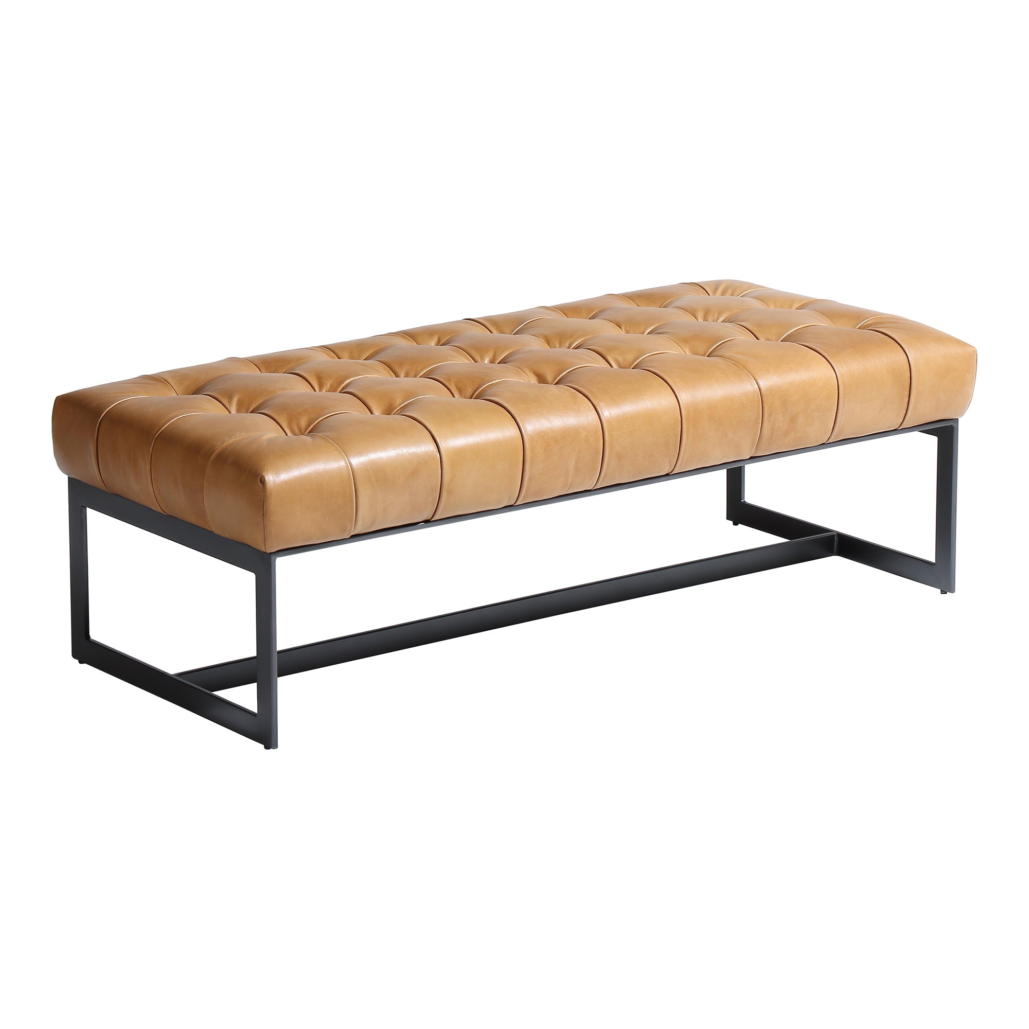 Wyatt Leather Bench Living Room Benches Moe's Four Hands, Mid Century Modern Furniture, Old Bones Furniture Company, Old Bones Co, Modern Mid Century, Designer Furniture, Furniture Sale, Warehouse Furniture Sale, Wyatt Leather Bench Sale, https://www.oldbonesco.com/