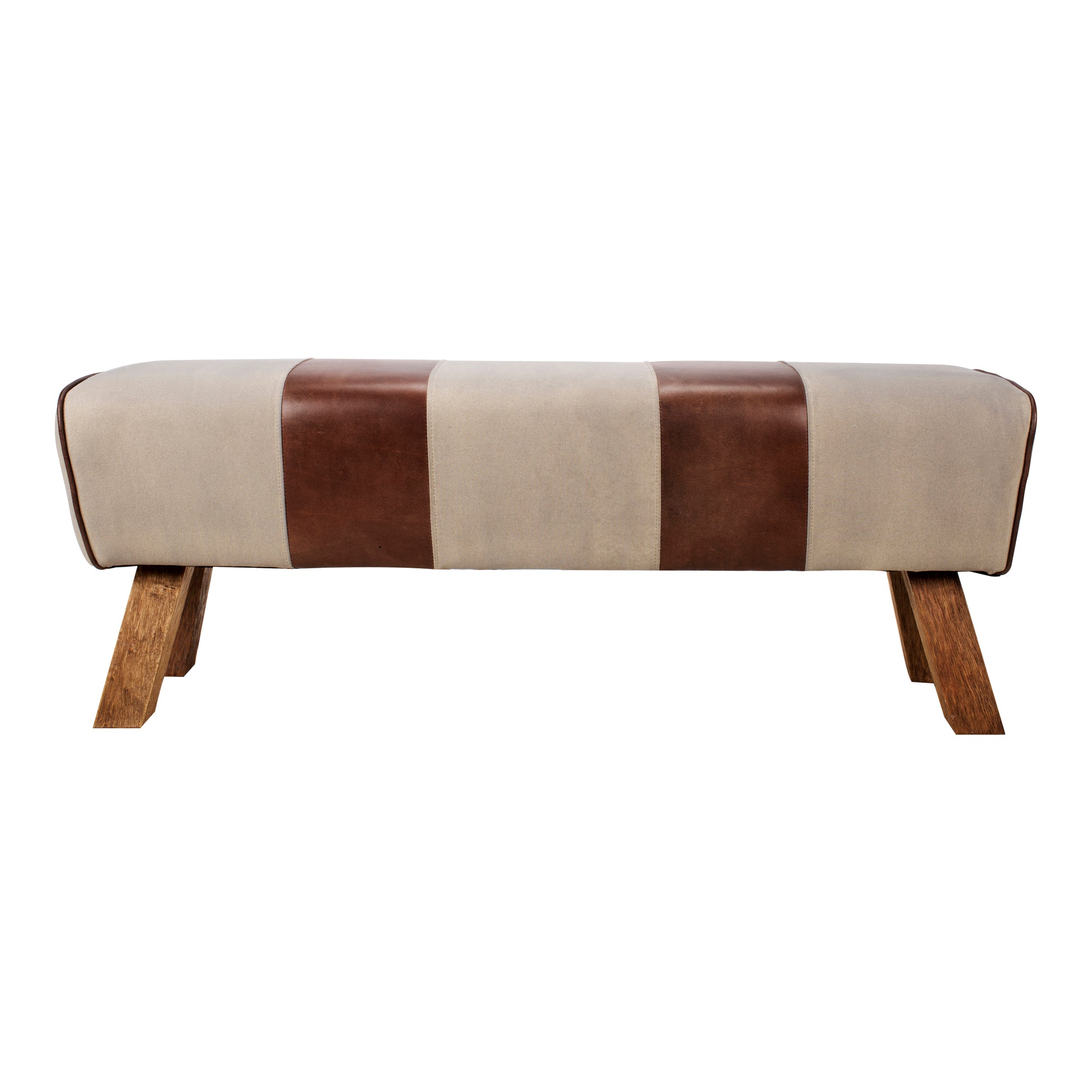 Pommel Bench Living Room Benches Moe's Four Hands, Mid Century Modern Furniture, Old Bones Furniture Company, Old Bones Co, Modern Mid Century, Designer Furniture, Furniture Sale, Warehouse Furniture Sale, Pommel Bench Sale, https://www.oldbonesco.com/