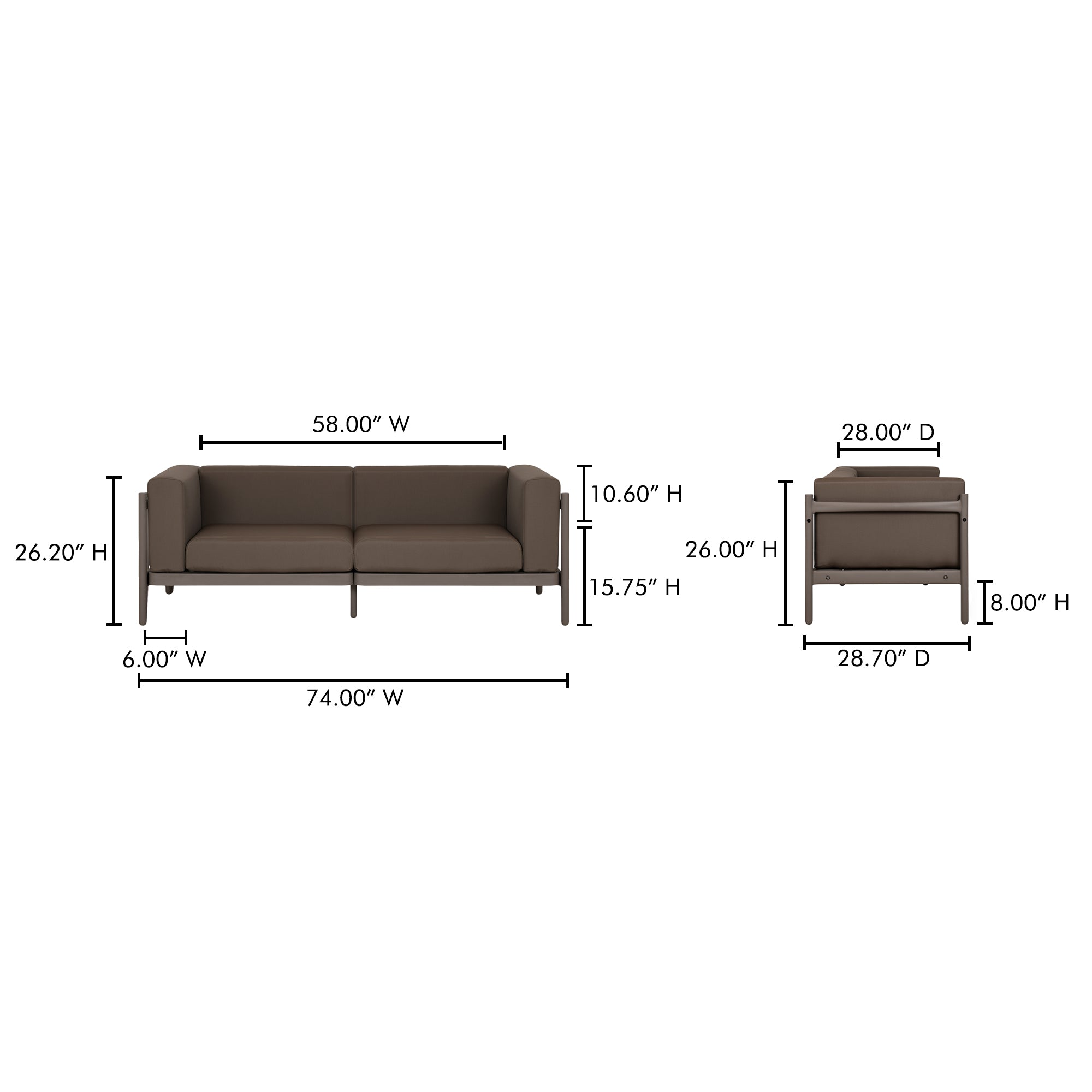 Suri Outdoor 2-Seat Sofa Sofas Moe's Sofas,https://www.oldbonesco.com,Mid Century Furniture, Furniture Sale, Old Bones Co, Mid Century Sale, Four Hands Furniture, Sale,Gus, Sale,Perigold Suri Outdoor 2-Seat Sofa Sofas Sale, Perigold Sale Suri Outdoor 2-Seat Sofa,Suri Outdoor 2-Seat Sofa Lulu and Georgia,Burke Decor Sale Suri Outdoor 2-Seat Sofa, open box furniture,Open Box Suri Outdoor 2-Seat Sofa