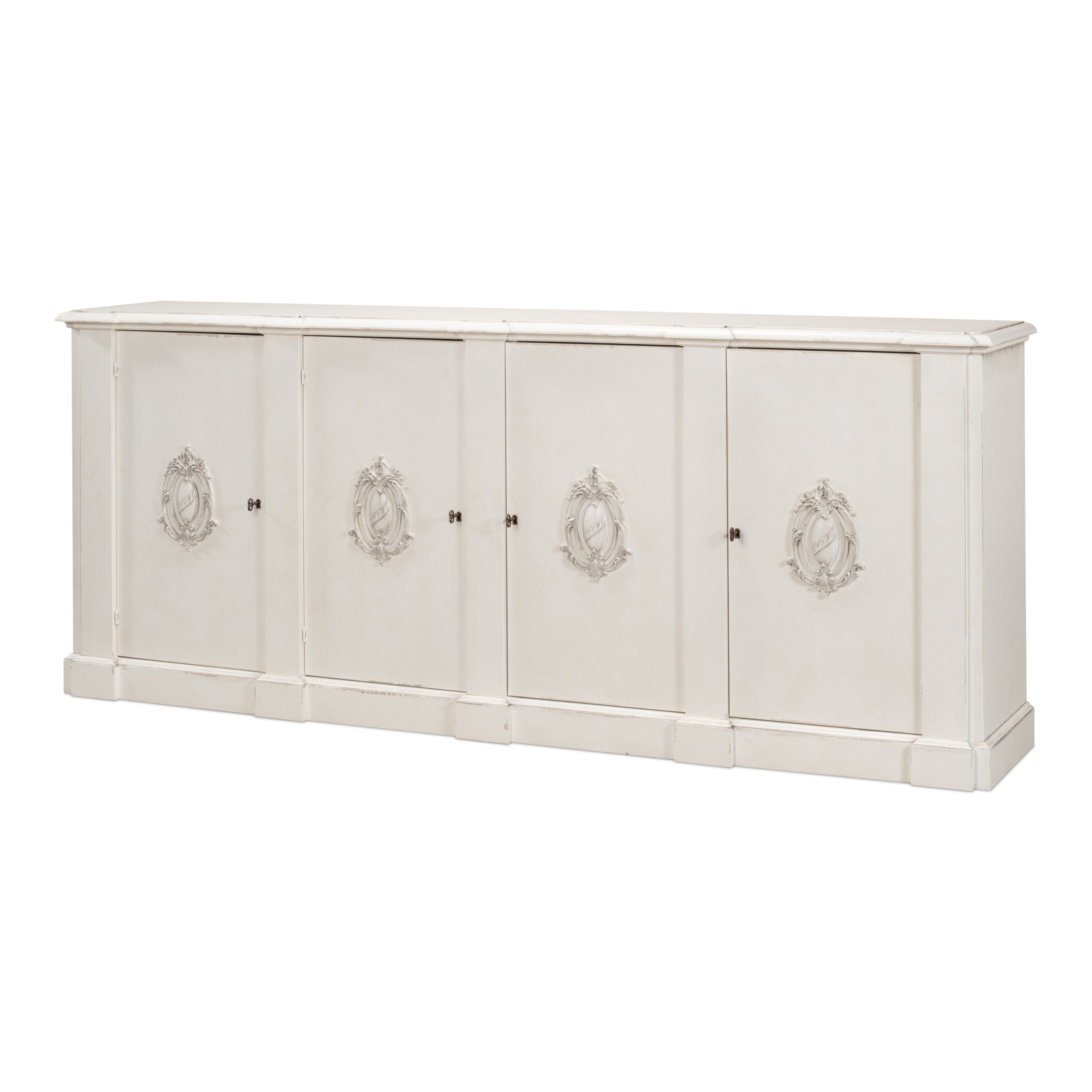 Crested Wall Cabinet