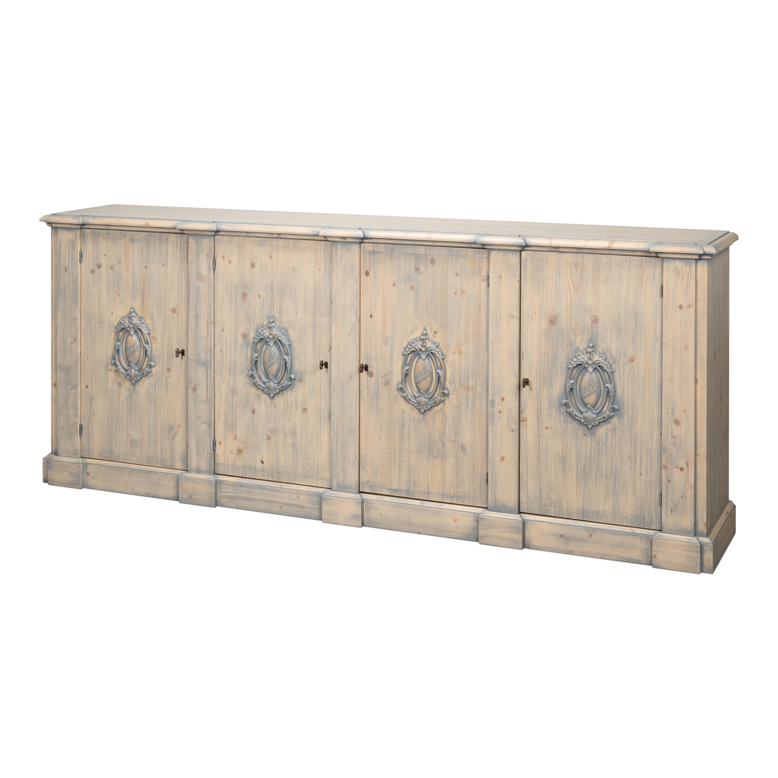 Crested Wall Cabinet