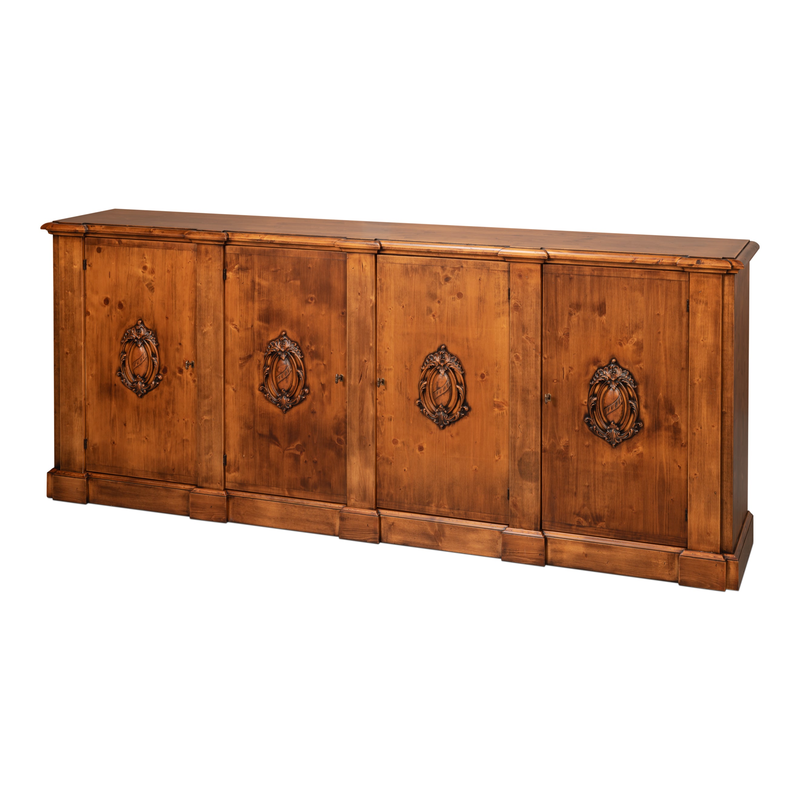 Crested Wall Cabinet