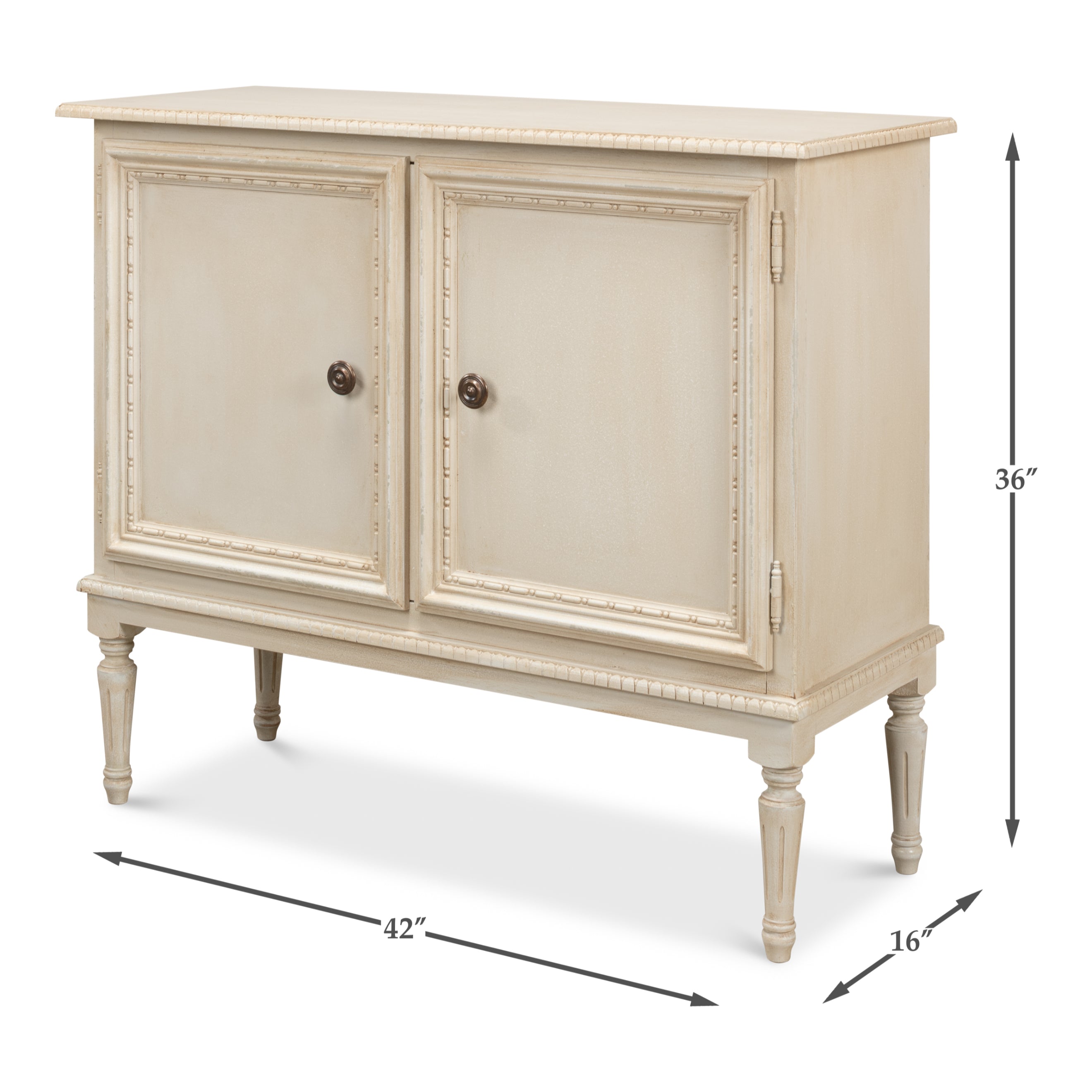 2 Door Sideboard - Bright Lime White