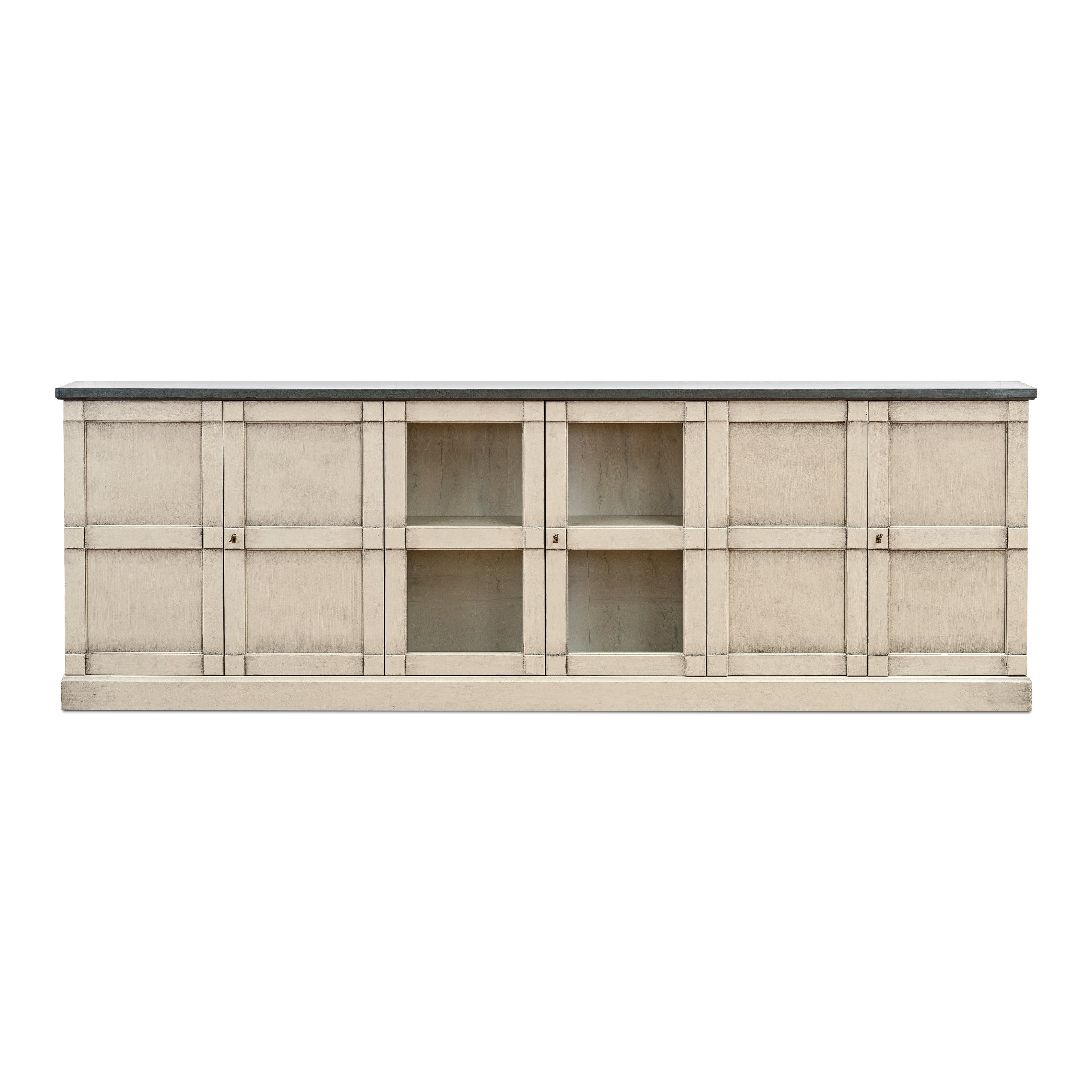 Six Door Console - Gray