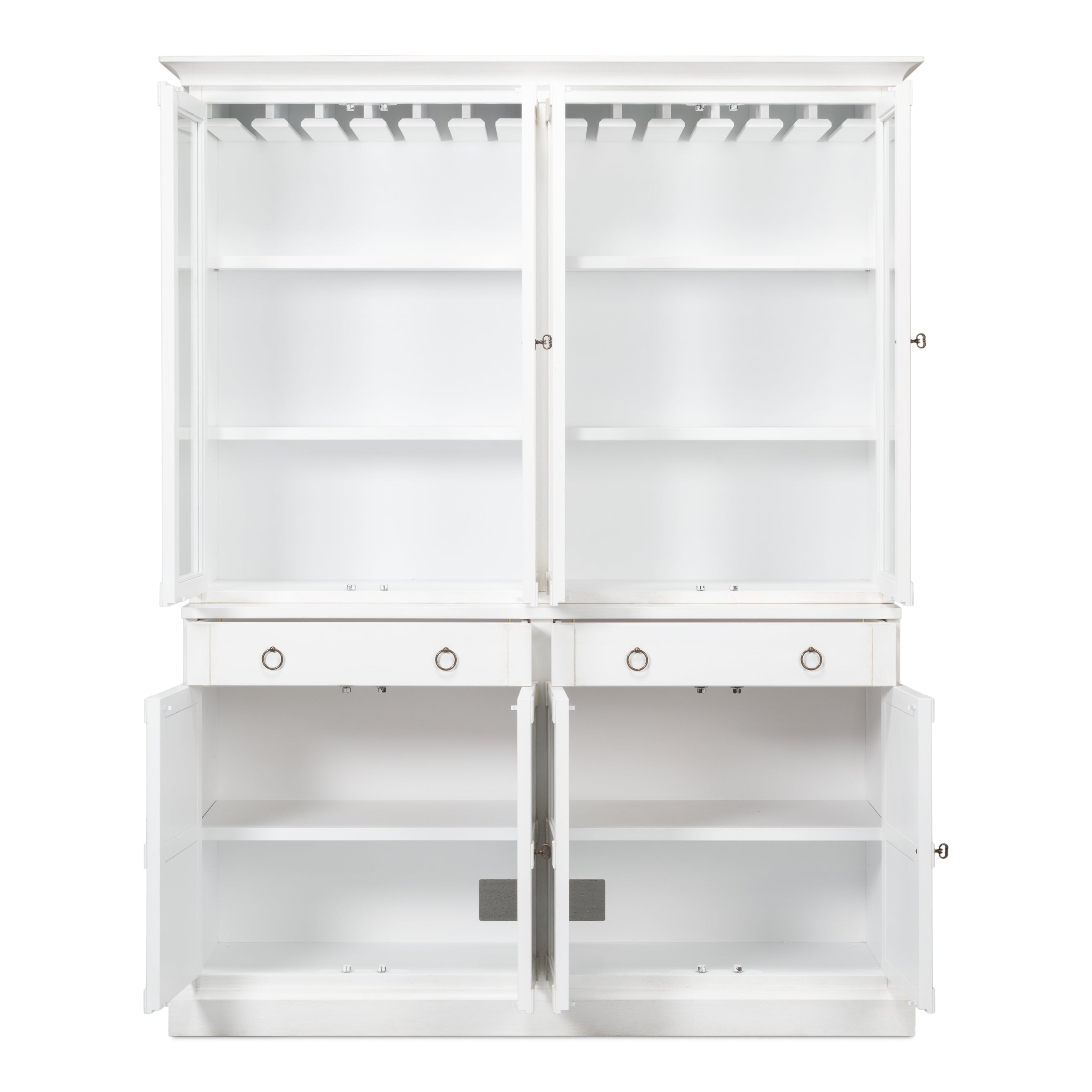 Center Media Unit & Hutch