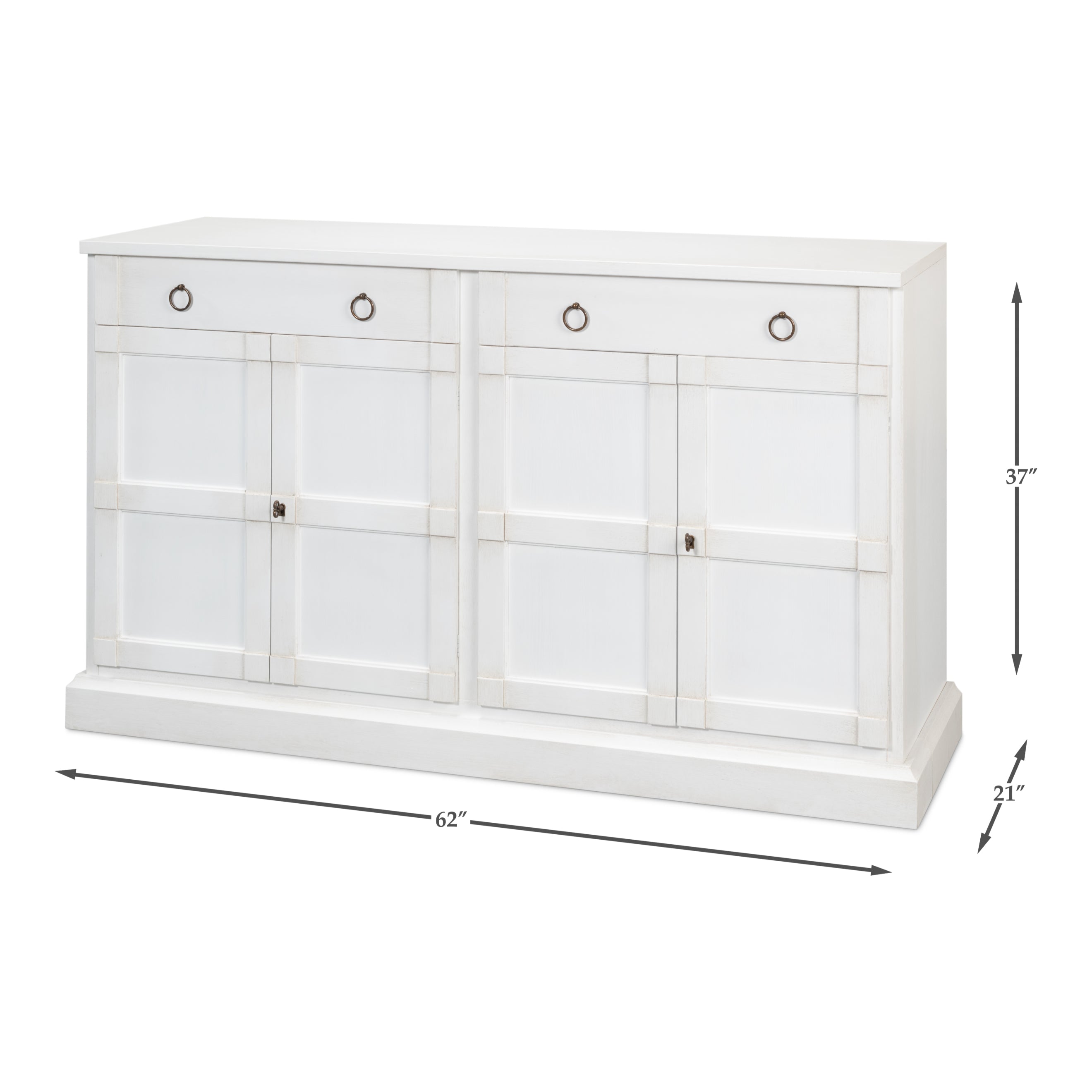 Media Console Cortina White