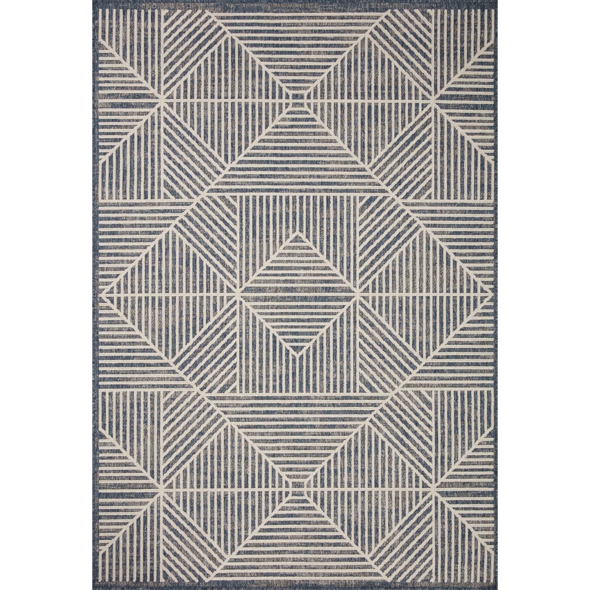 Loloi Rainier RAI-03 Denim/Ivory Rug