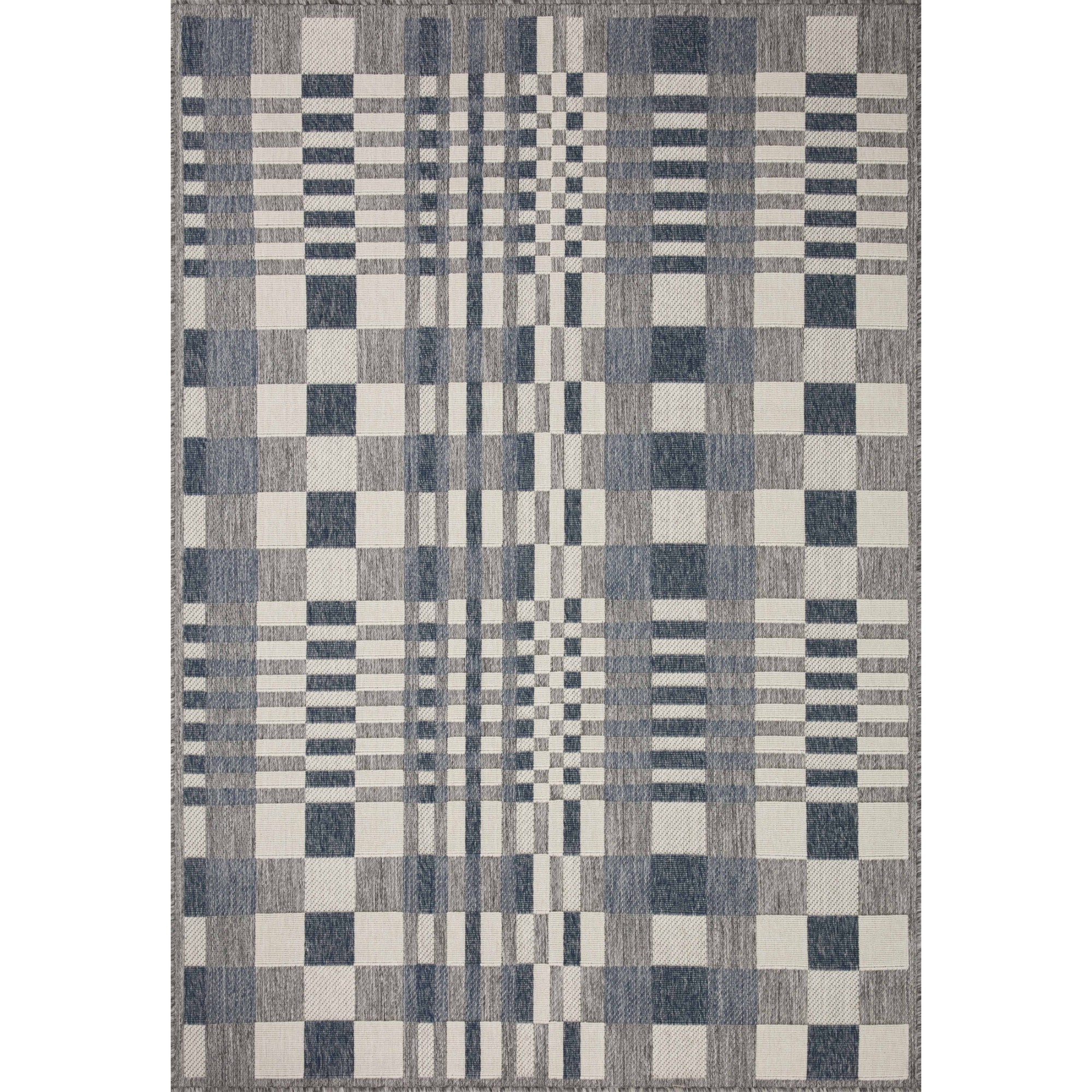 Loloi Rainier Ivory/Denim Rug