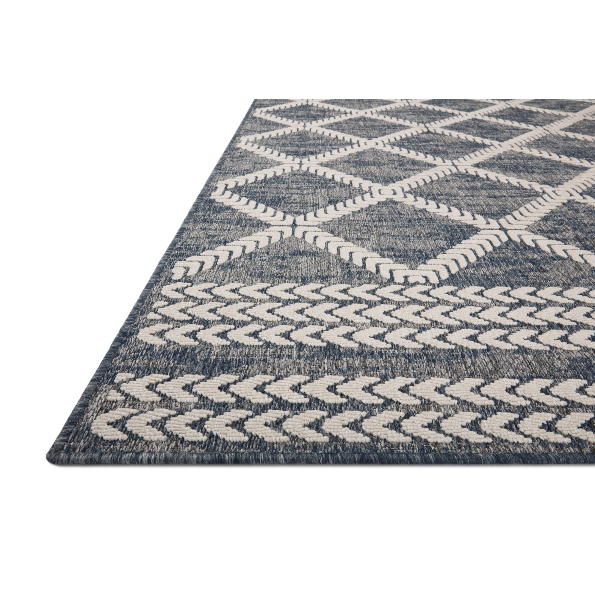Loloi Rainier RAI-05 Denim/Ivory Rug