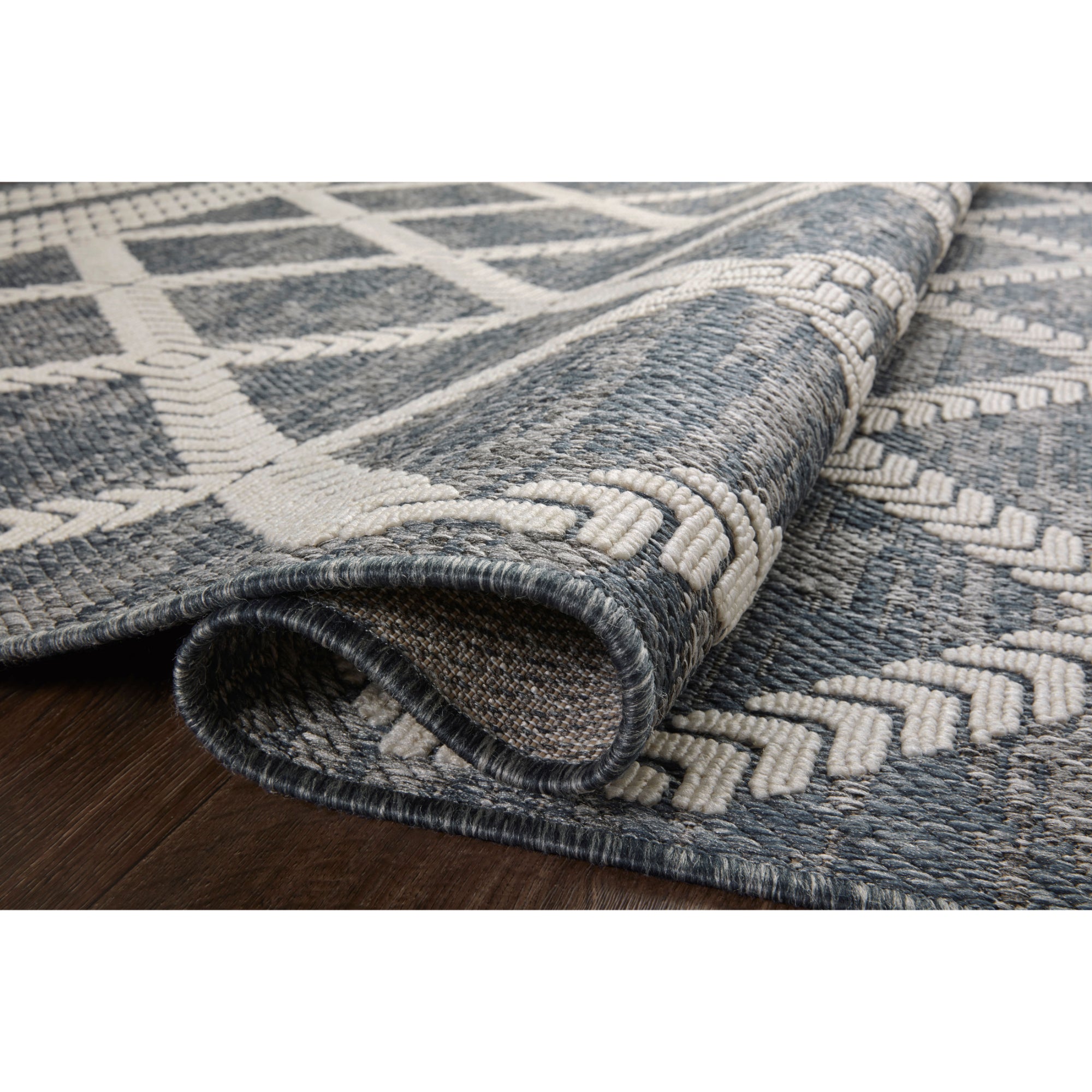 Loloi Rainier RAI-05 Denim/Ivory Rug