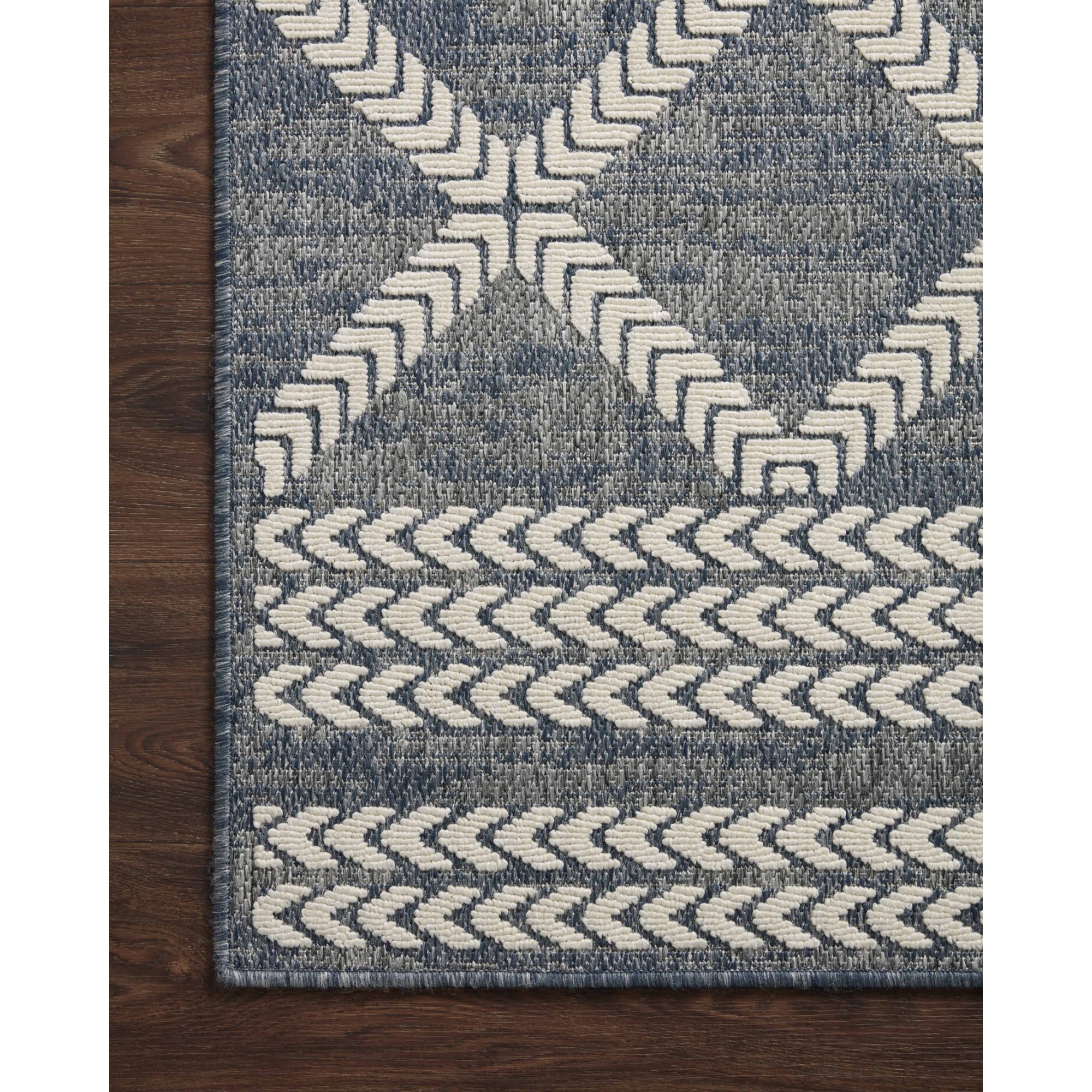 Loloi Rainier RAI-05 Denim/Ivory Rug