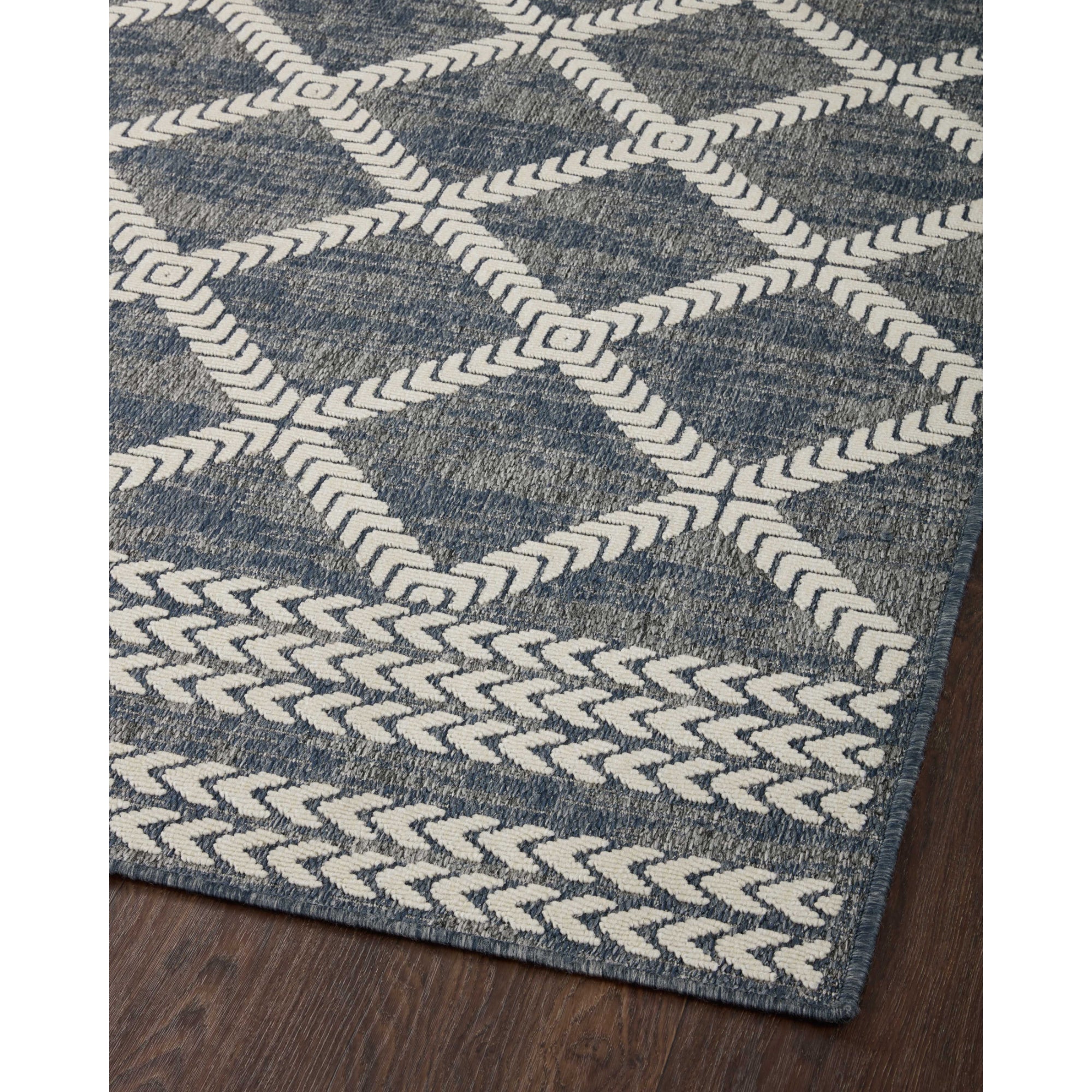 Loloi Rainier RAI-05 Denim/Ivory Rug