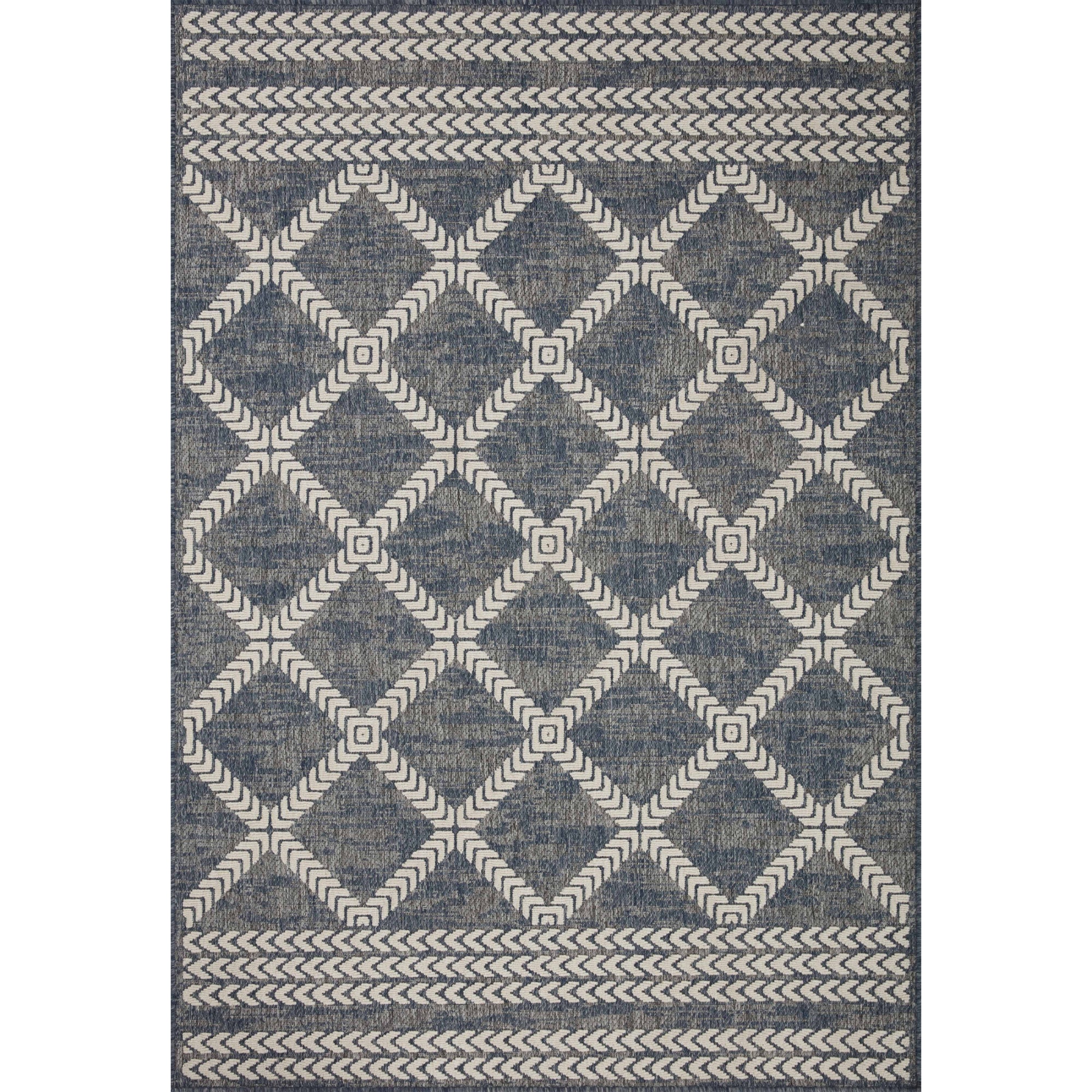 Loloi Rainier RAI-05 Denim/Ivory Rug