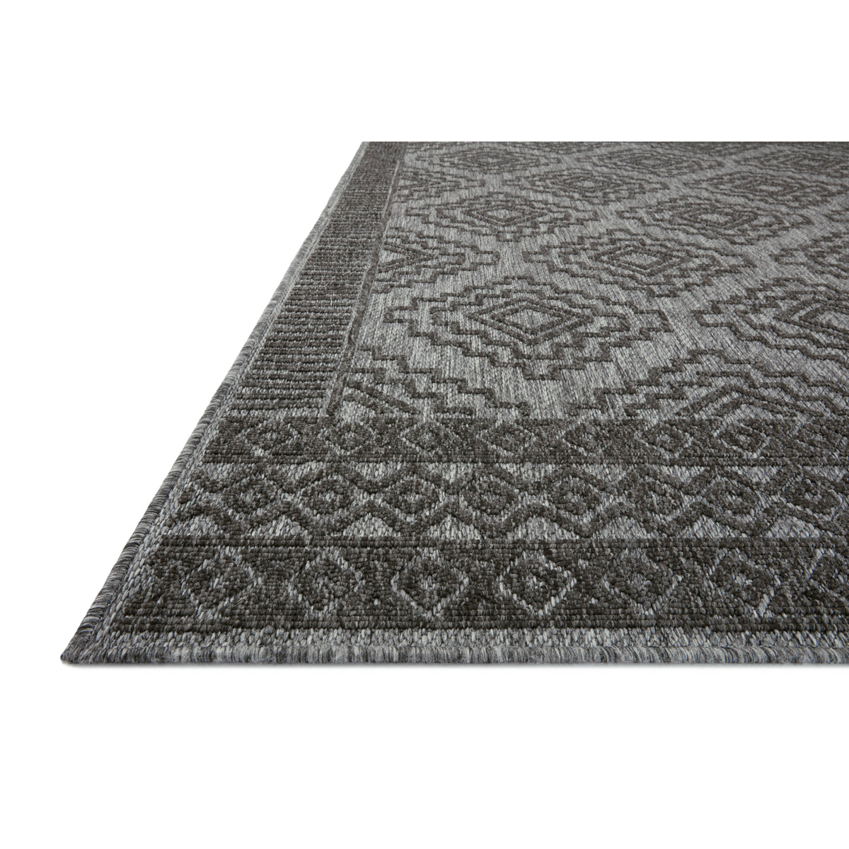 Loloi Rainier Grey/Charcoal Rug by Loloi