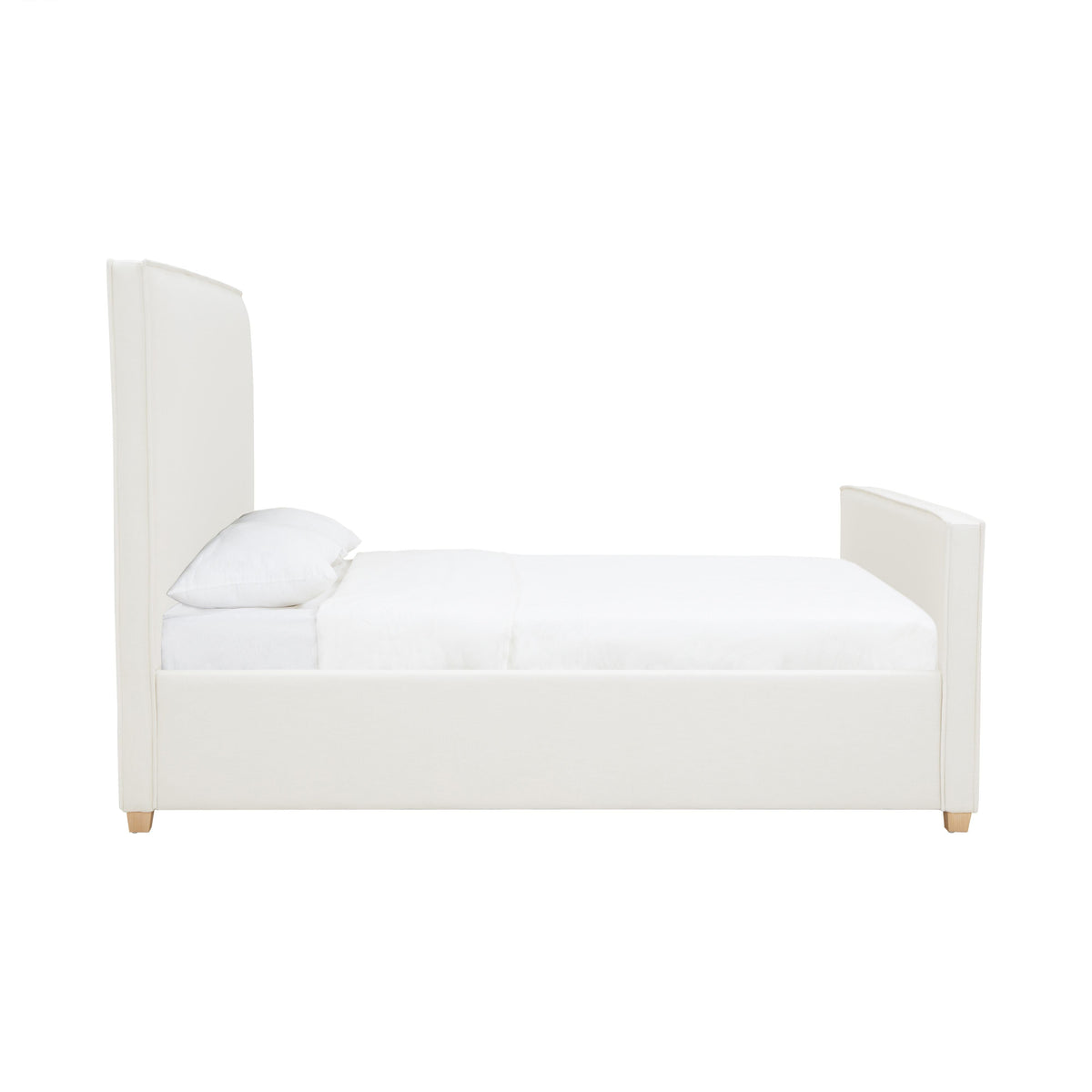 Bristol Park Ivory Contract-Grade Fabric Upholstered Bed