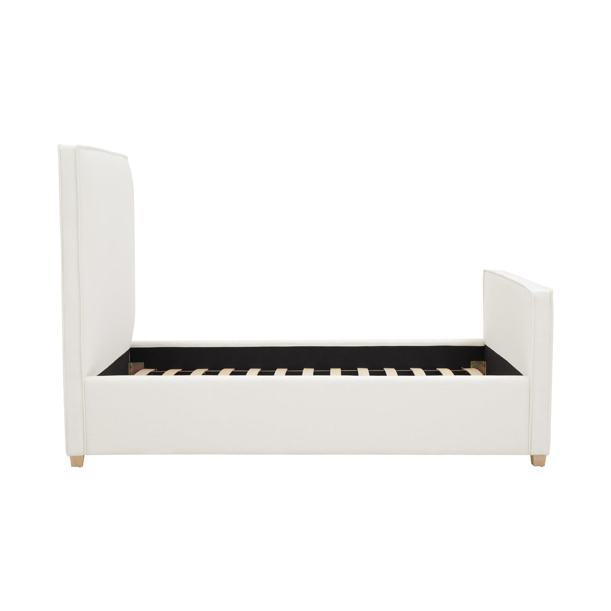 Bristol Park Ivory Contract-Grade Fabric Upholstered Bed