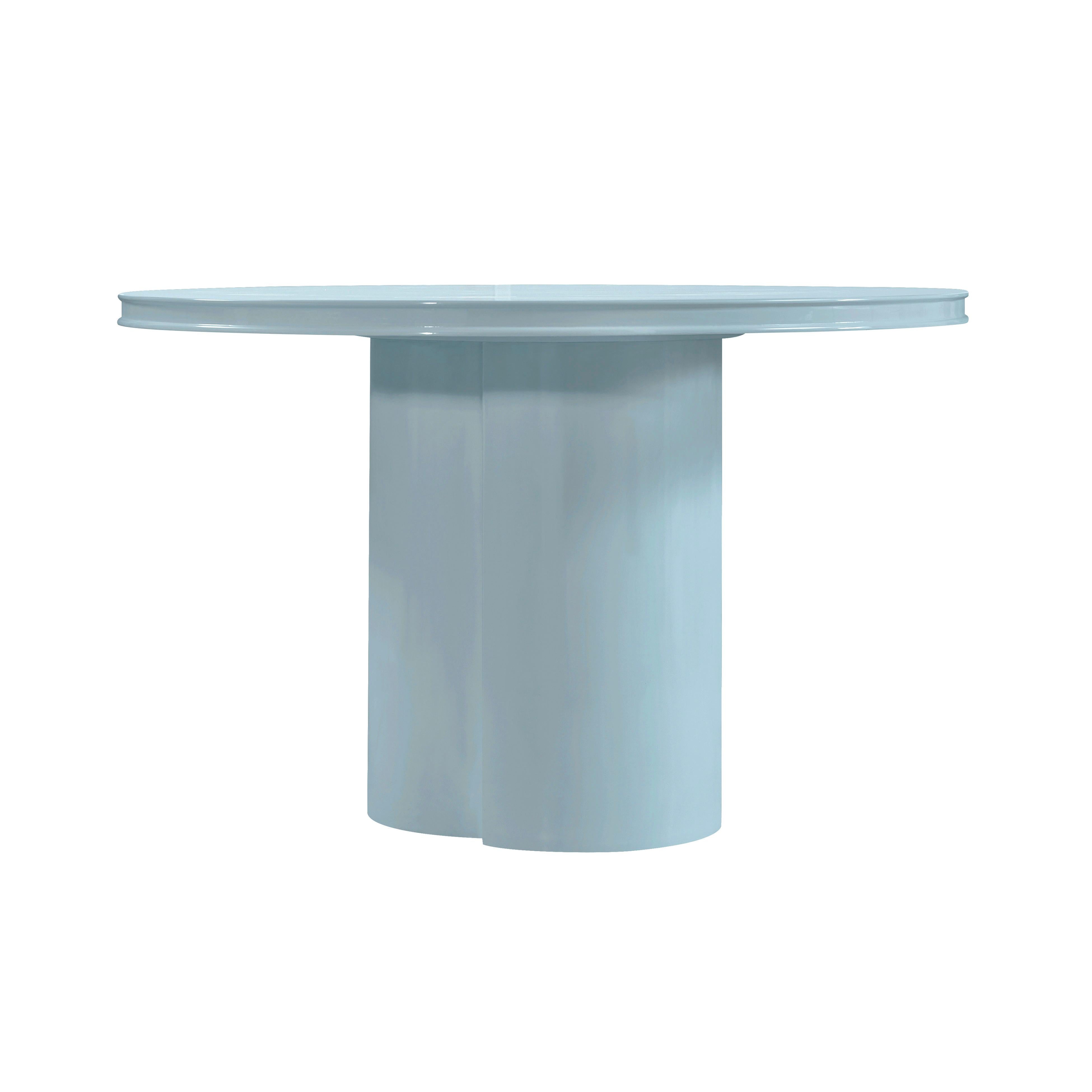 Elora 47" Lacquer Round Dining Table