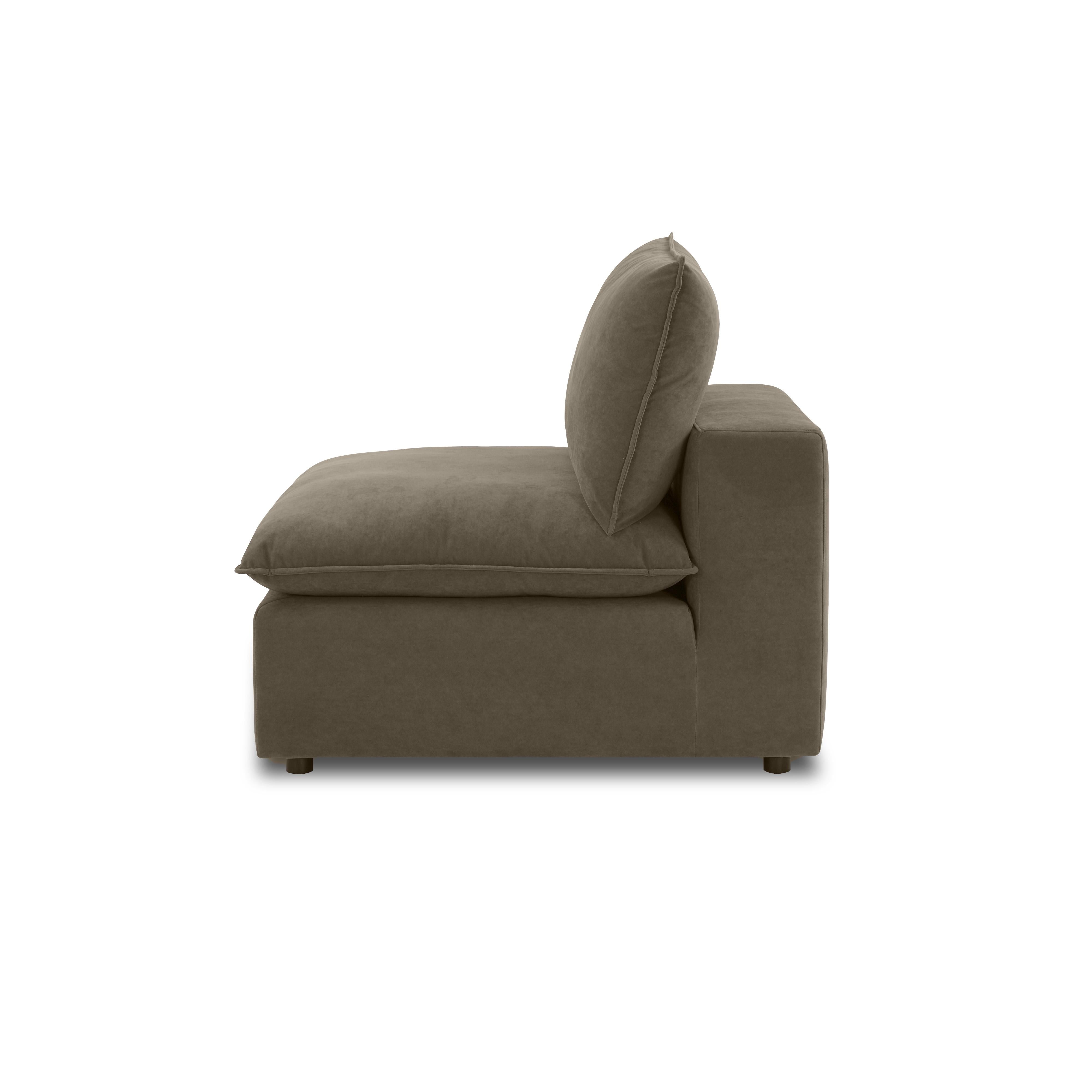 Cali Chocolate Brown Performance Velvet Armless Chair Sectionals TOV Furniture , Black Friday Sale TOV Furniture Furniture Sale, Old Bones Co, Mid Century Furniture Sale, Four Hands Furniture, Black Friday Sale Cali Chocolate Brown Performance Velvet Armless Chair,Gus Sale, Perigold Cali Chocolate Brown Performance Velvet Armless Chair Sectionals Black Friday Sale , Perigold Sale Cali Chocolate Brown Performance Velvet Armless Chair,Cali Chocolate Brown Performance Velvet Armless Chair Lulu and Georgia, Bur