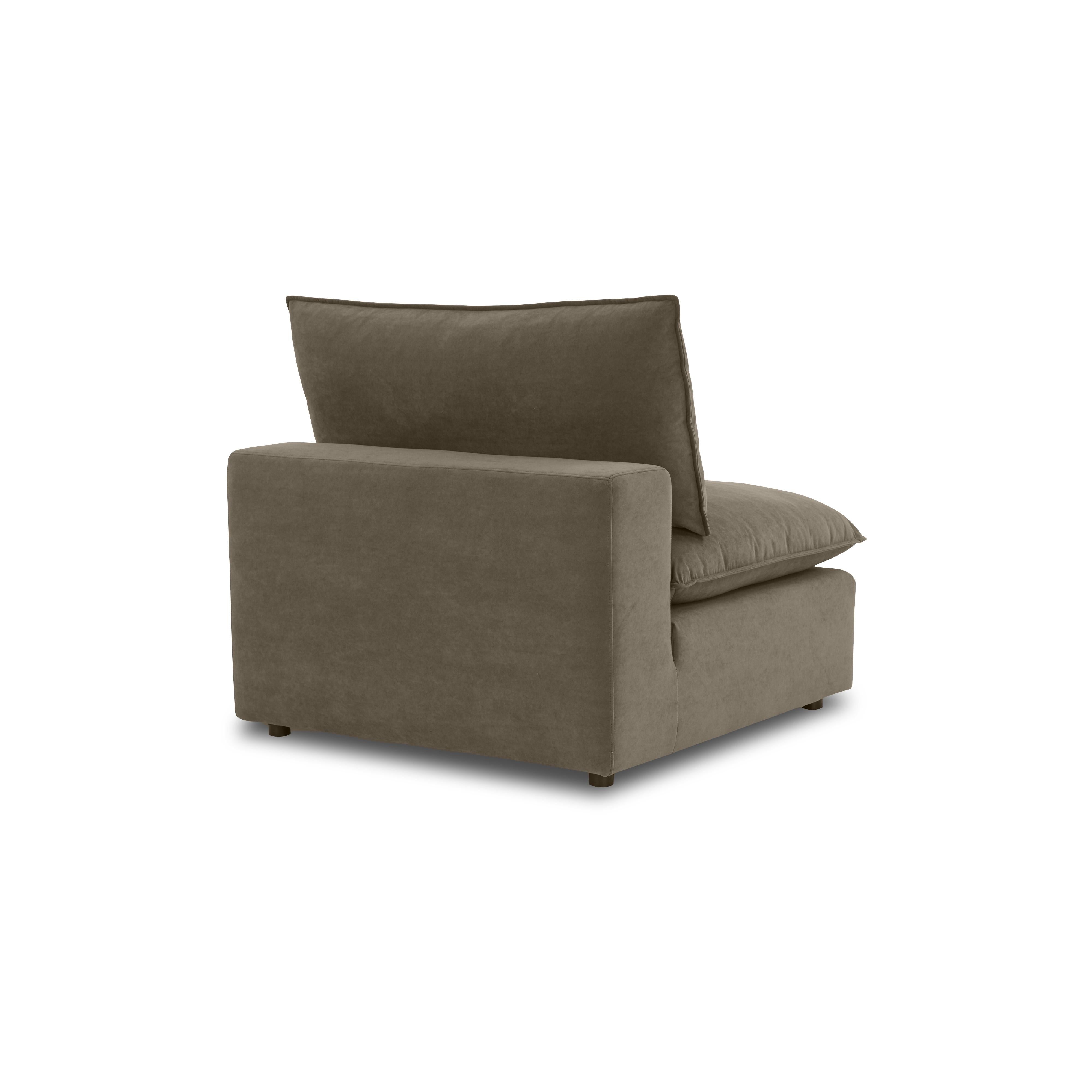 Cali Chocolate Brown Performance Velvet Armless Chair Sectionals TOV Furniture , Black Friday Sale TOV Furniture Furniture Sale, Old Bones Co, Mid Century Furniture Sale, Four Hands Furniture, Black Friday Sale Cali Chocolate Brown Performance Velvet Armless Chair,Gus Sale, Perigold Cali Chocolate Brown Performance Velvet Armless Chair Sectionals Black Friday Sale , Perigold Sale Cali Chocolate Brown Performance Velvet Armless Chair,Cali Chocolate Brown Performance Velvet Armless Chair Lulu and Georgia, Bur