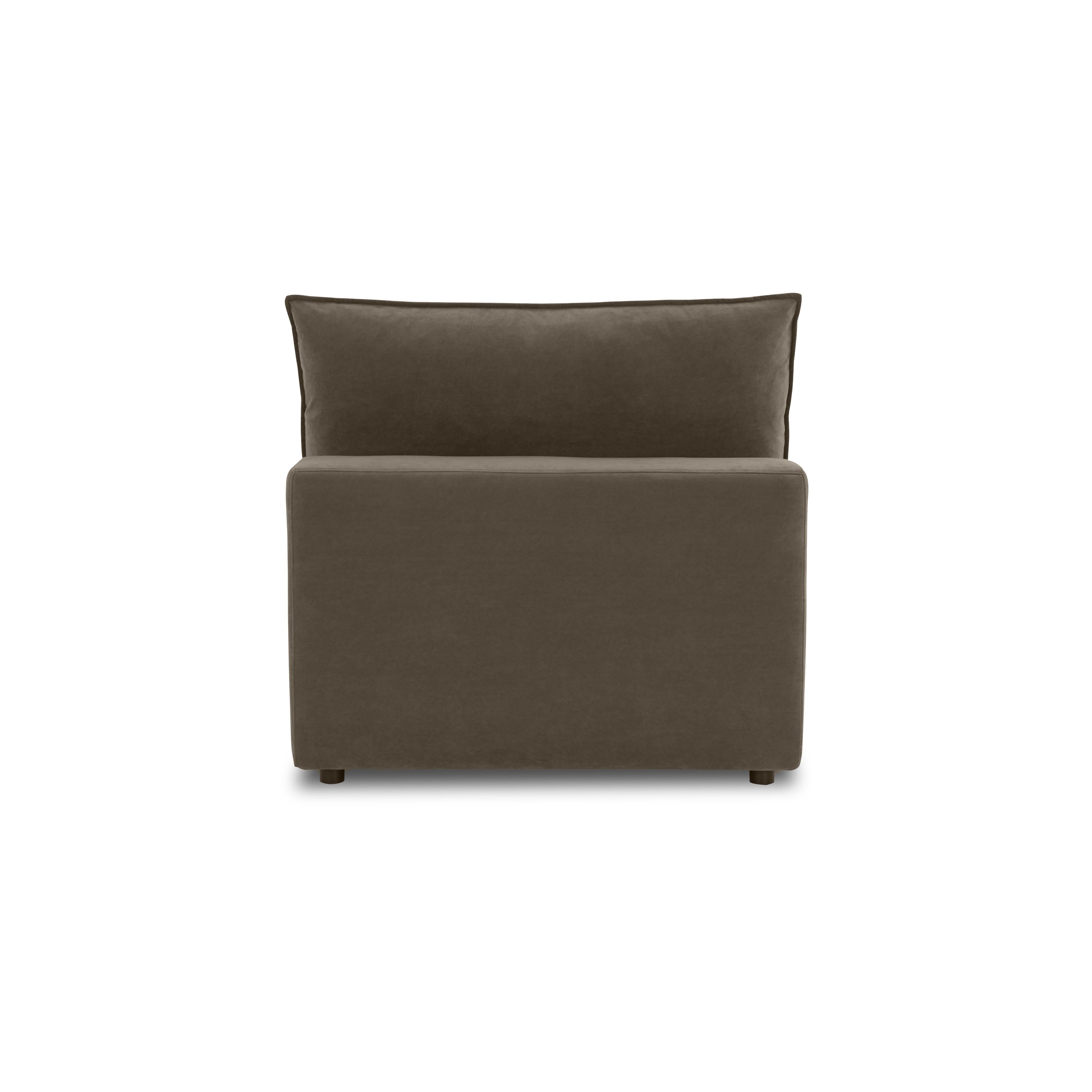 Cali Chocolate Brown Performance Velvet Armless Chair Sectionals TOV Furniture , Black Friday Sale TOV Furniture Furniture Sale, Old Bones Co, Mid Century Furniture Sale, Four Hands Furniture, Black Friday Sale Cali Chocolate Brown Performance Velvet Armless Chair,Gus Sale, Perigold Cali Chocolate Brown Performance Velvet Armless Chair Sectionals Black Friday Sale , Perigold Sale Cali Chocolate Brown Performance Velvet Armless Chair,Cali Chocolate Brown Performance Velvet Armless Chair Lulu and Georgia, Bur