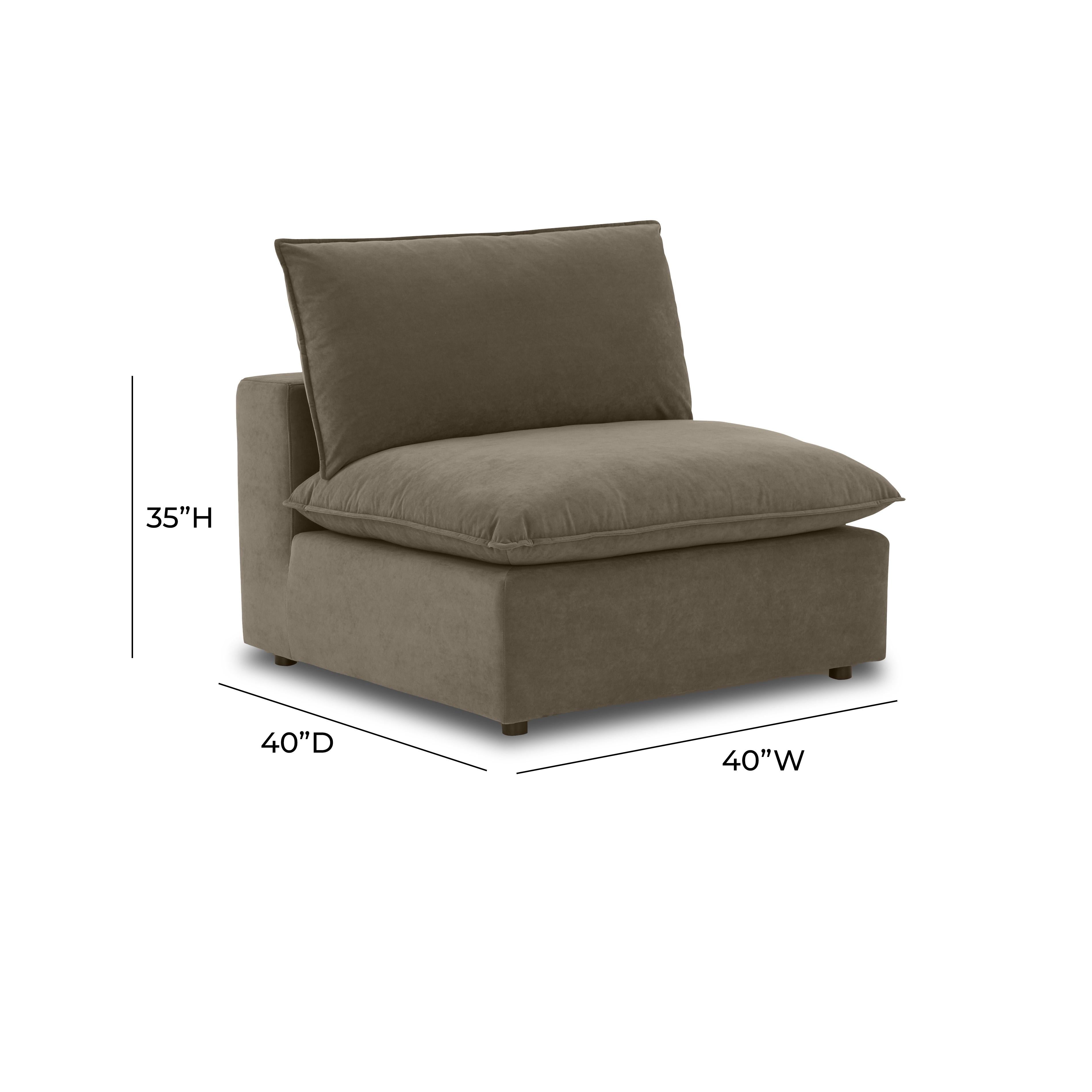 Cali Chocolate Brown Performance Velvet Armless Chair Sectionals TOV Furniture , Black Friday Sale TOV Furniture Furniture Sale, Old Bones Co, Mid Century Furniture Sale, Four Hands Furniture, Black Friday Sale Cali Chocolate Brown Performance Velvet Armless Chair,Gus Sale, Perigold Cali Chocolate Brown Performance Velvet Armless Chair Sectionals Black Friday Sale , Perigold Sale Cali Chocolate Brown Performance Velvet Armless Chair,Cali Chocolate Brown Performance Velvet Armless Chair Lulu and Georgia, Bur