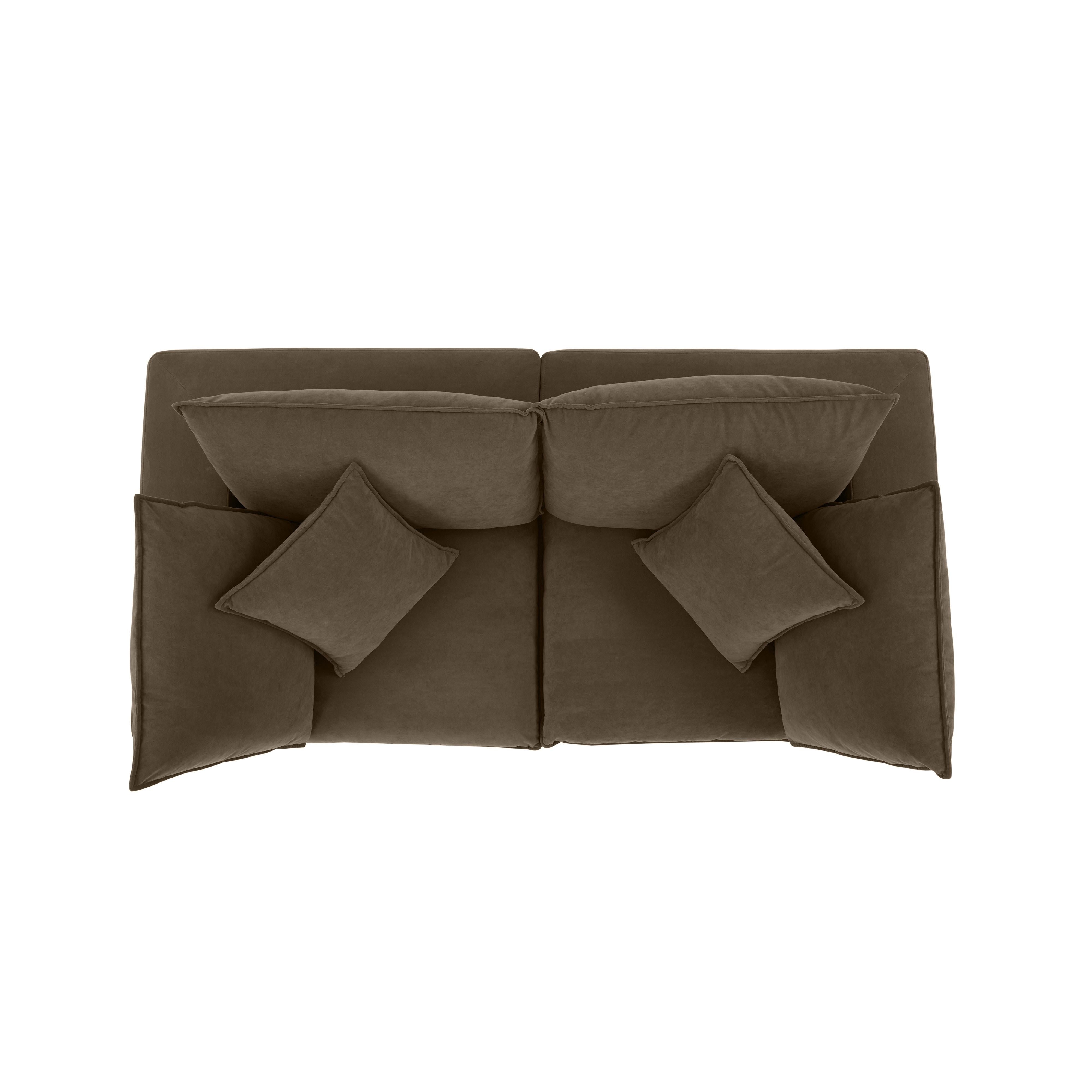 Cali Chocolate Brown Performance Velvet Modular Loveseat Sofas TOV Furniture , Black Friday Sale TOV Furniture Furniture Sale, Old Bones Co, Mid Century Furniture Sale, Four Hands Furniture, Black Friday Sale Cali Chocolate Brown Performance Velvet Modular Loveseat,Gus Sale, Perigold Cali Chocolate Brown Performance Velvet Modular Loveseat Sofas Black Friday Sale , Perigold Sale Cali Chocolate Brown Performance Velvet Modular Loveseat,Cali Chocolate Brown Performance Velvet Modular Loveseat Lulu and Georgia