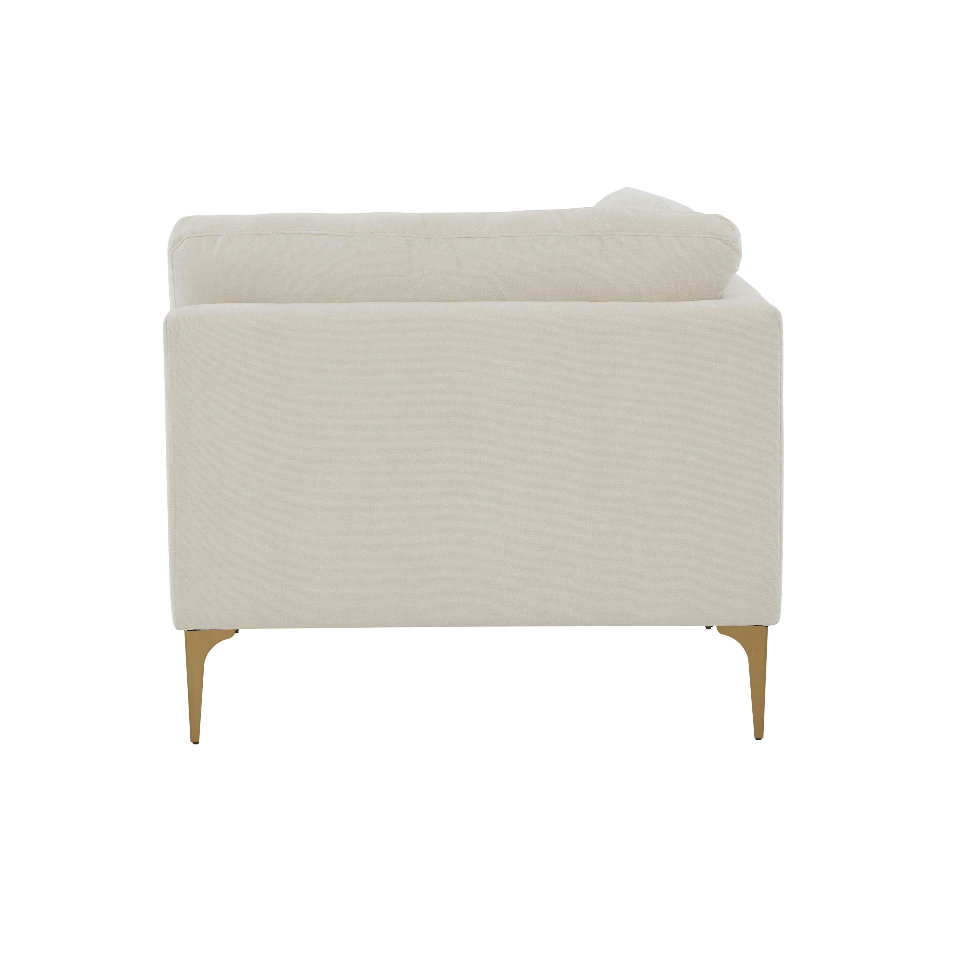 Serena Performance Velvet Modular Armless Chair