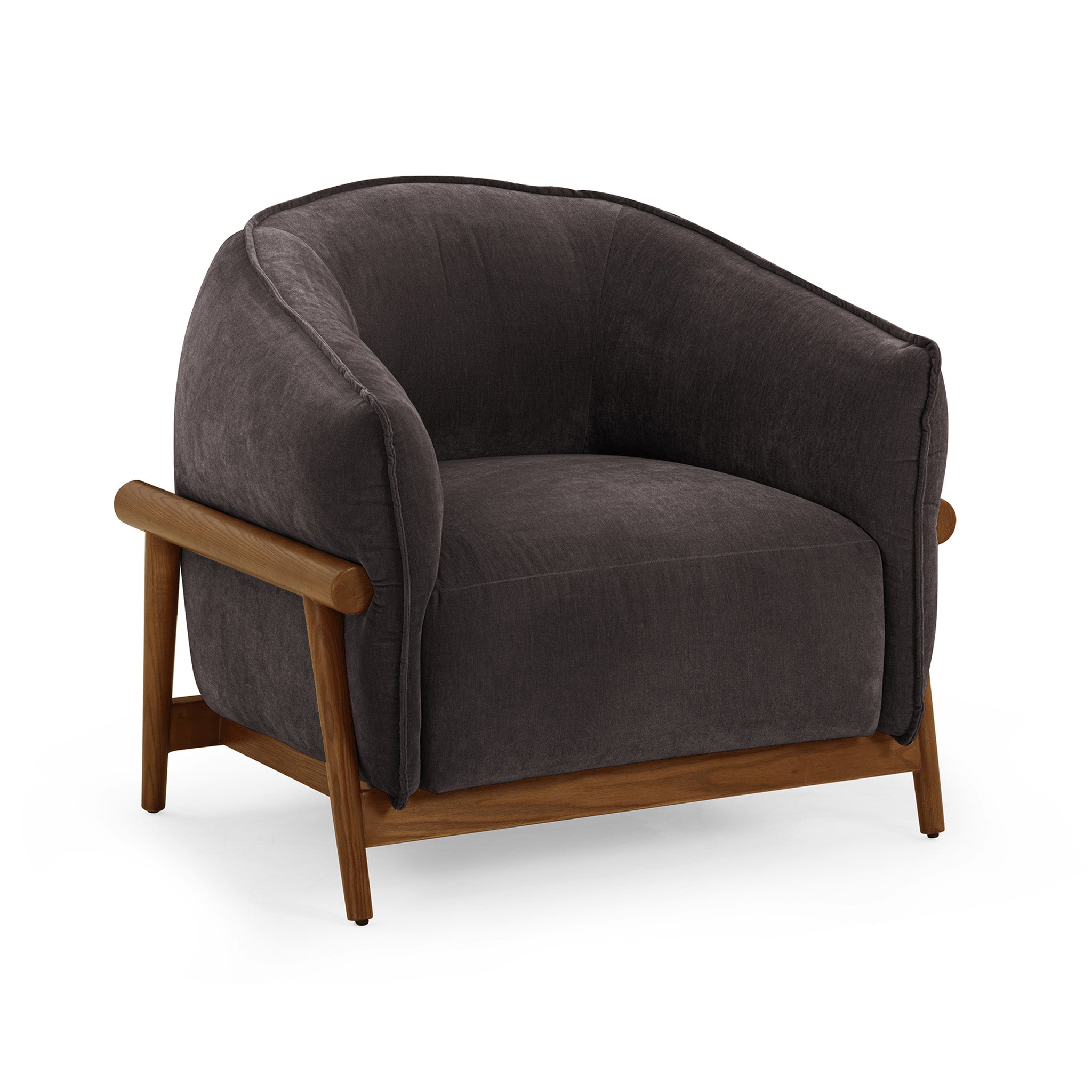 Piedmont Upcycled Contract-Grade Chenille Accent Chair
