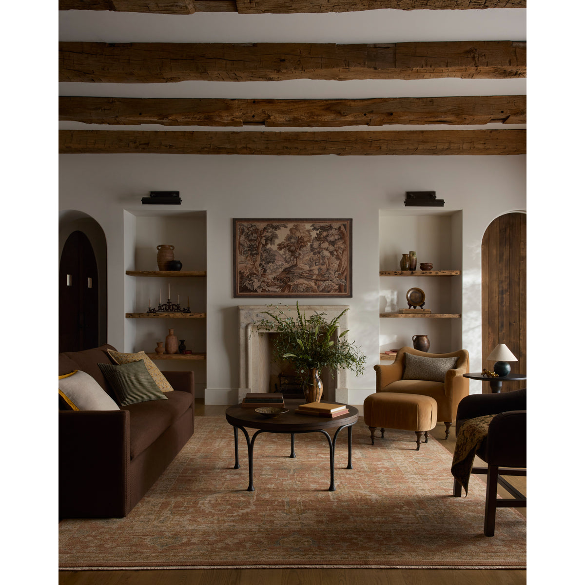 Loloi Reign Terracotta/Sky Rug by Loloi