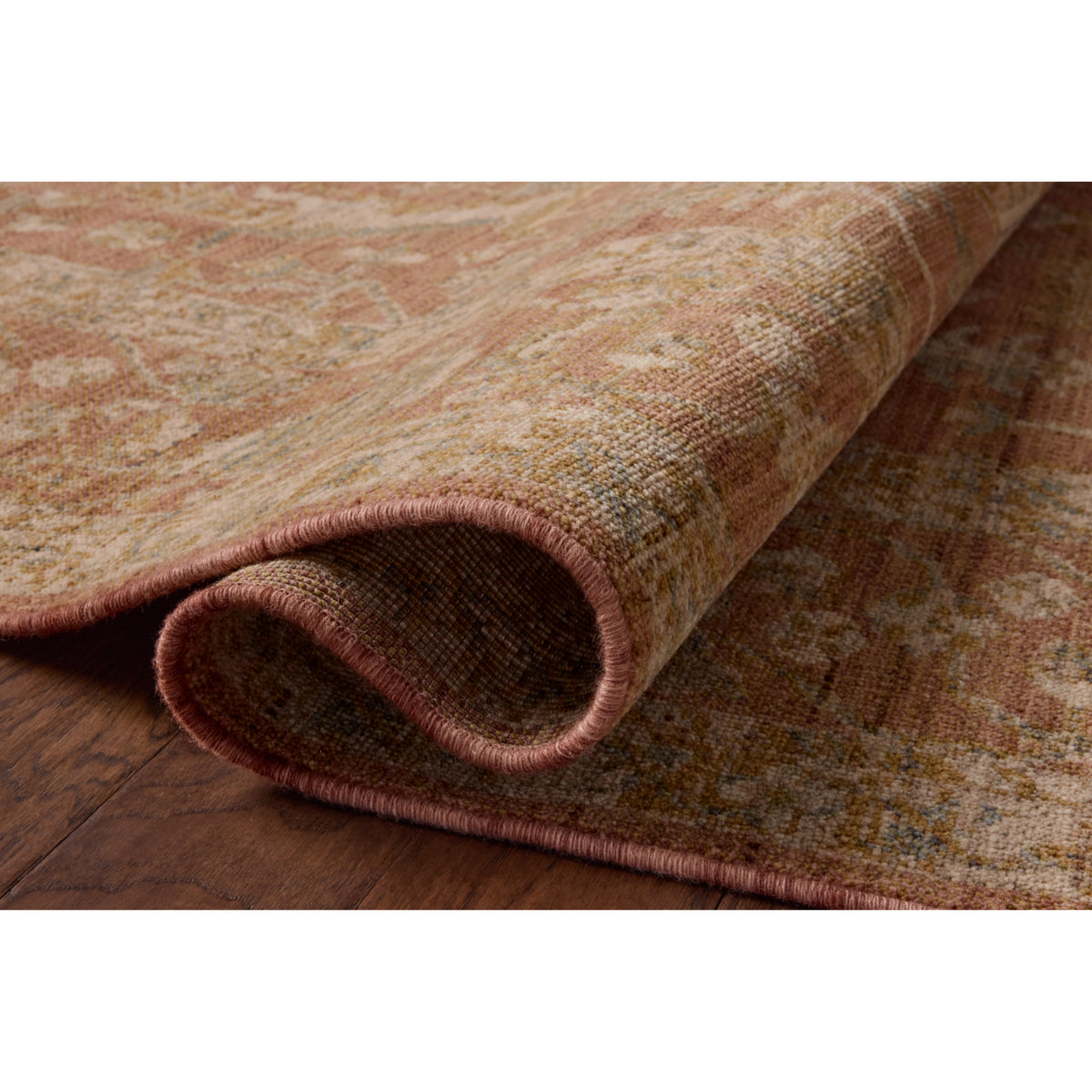 Loloi Reign Terracotta/Sky Rug by Loloi