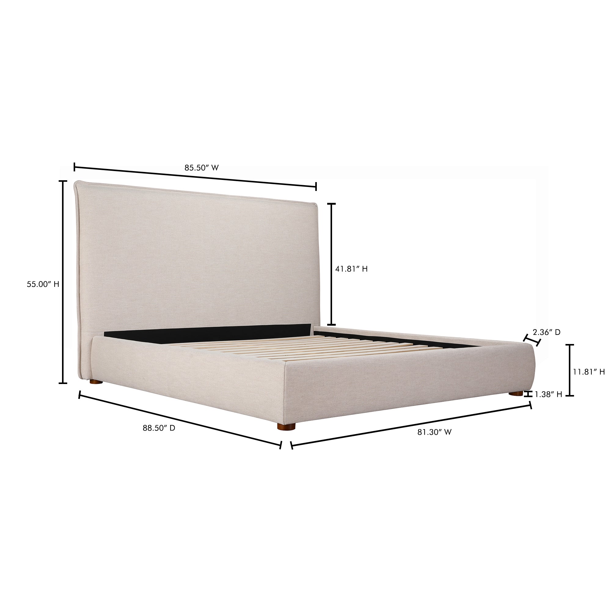 Luzon Bed Tall Headboard Beds Moe's Beds,https://www.oldbonesco.com,Mid Century Furniture, Furniture Sale, Old Bones Co, Mid Century Sale, Four Hands Furniture, Sale,Gus, Sale,Perigold Luzon Bed Tall Headboard Beds Sale, Perigold Sale Luzon Bed Tall Headboard,Luzon Bed Tall Headboard Lulu and Georgia,Burke Decor Sale Luzon Bed Tall Headboard, open box furniture,Open Box Luzon Bed Tall Headboard