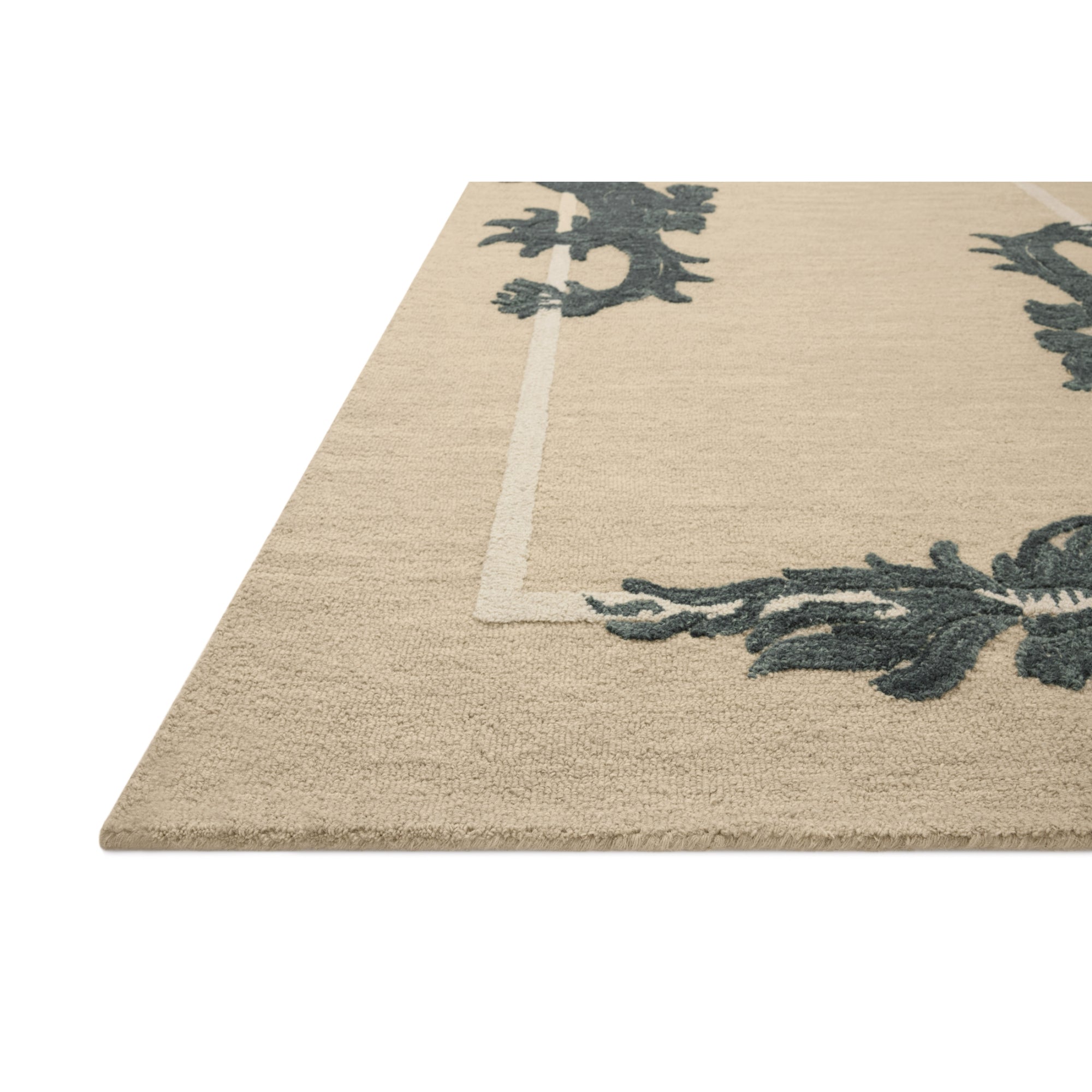 Brigette Romanek x Loloi Romi Oatmeal/Midnight Rug