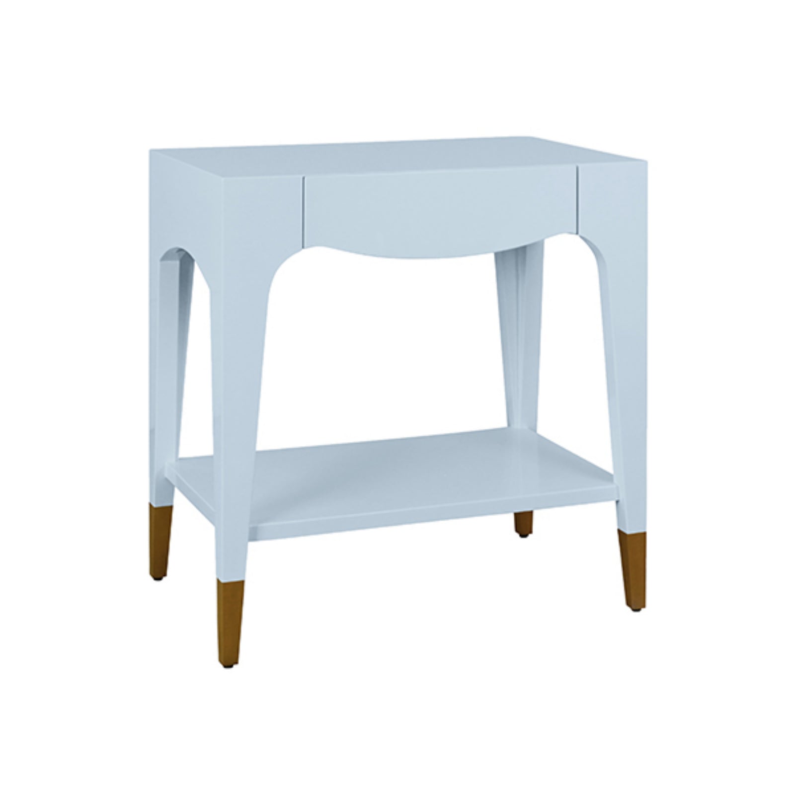 Ronny Tapered Leg One Drawer Side Table