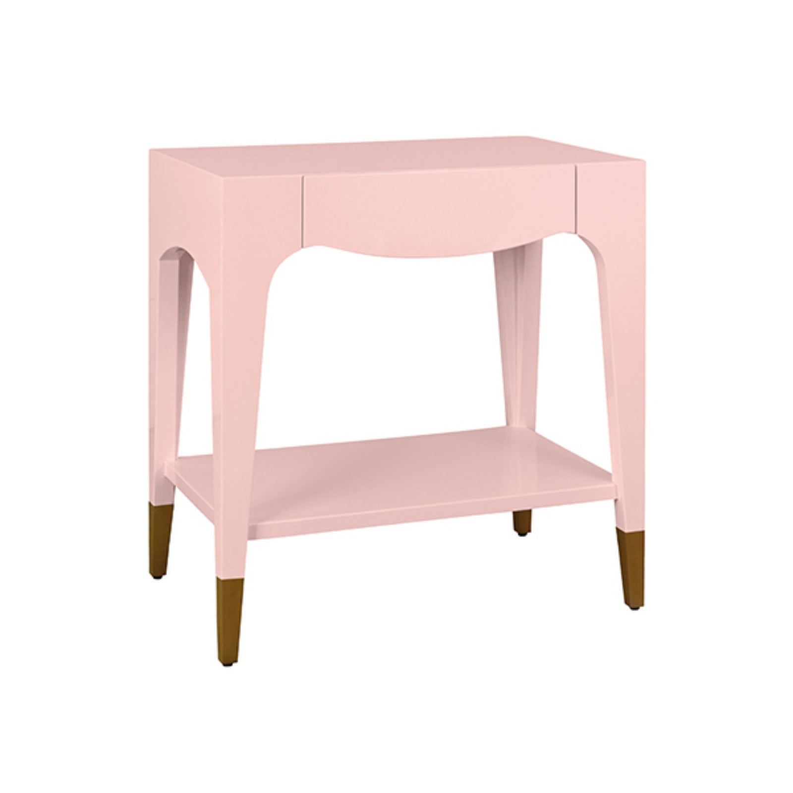 Ronny Tapered Leg One Drawer Side Table