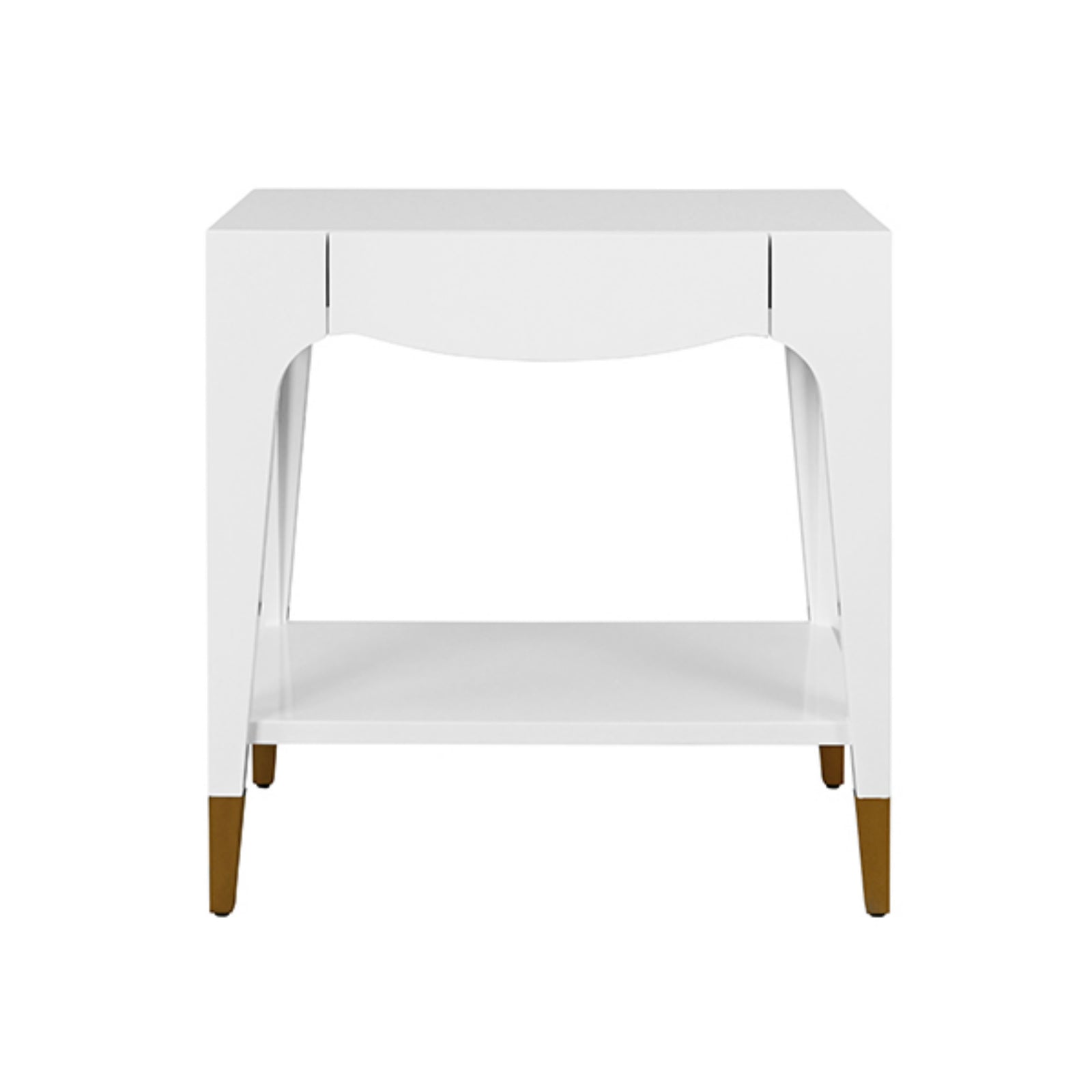 Ronny Tapered Leg One Drawer Side Table